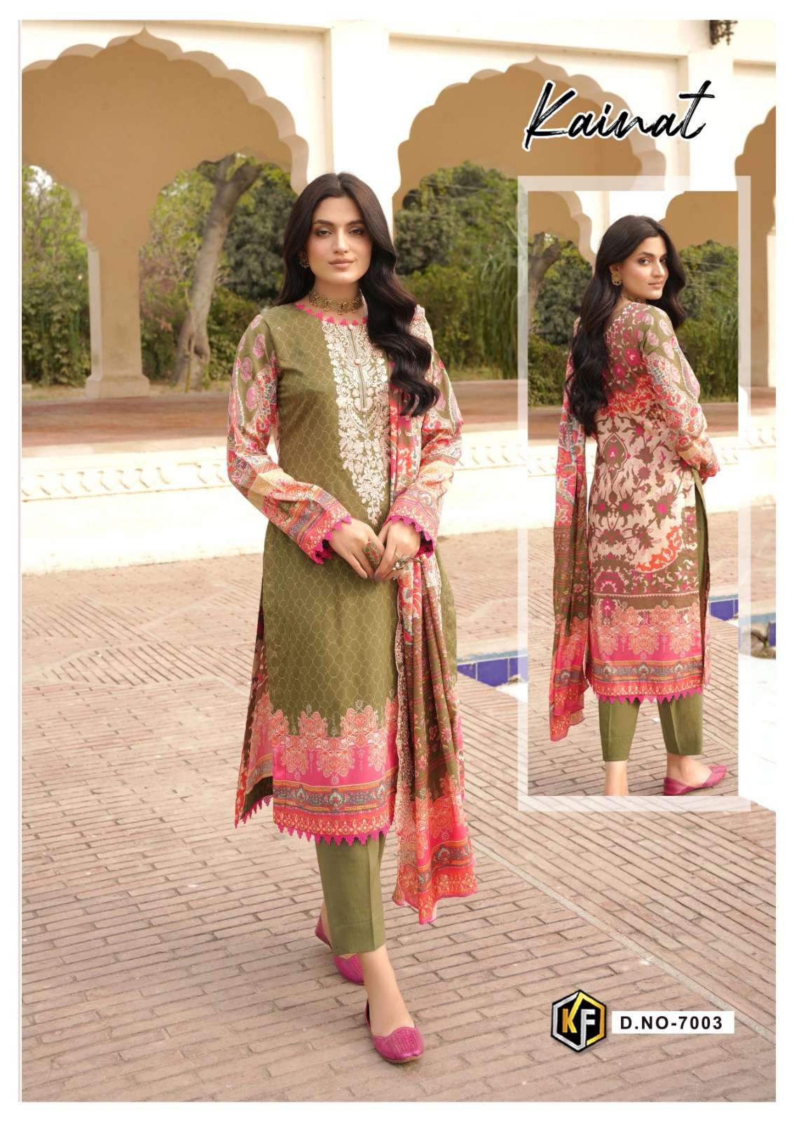 Kainat Vol-7 By Keval Fab 7001 To 7006 Series Beautiful Suits Stylish Colorful Fancy Casual Wear & Ethnic Wear Lawn Cotton Print Dresses At Wholesale Price