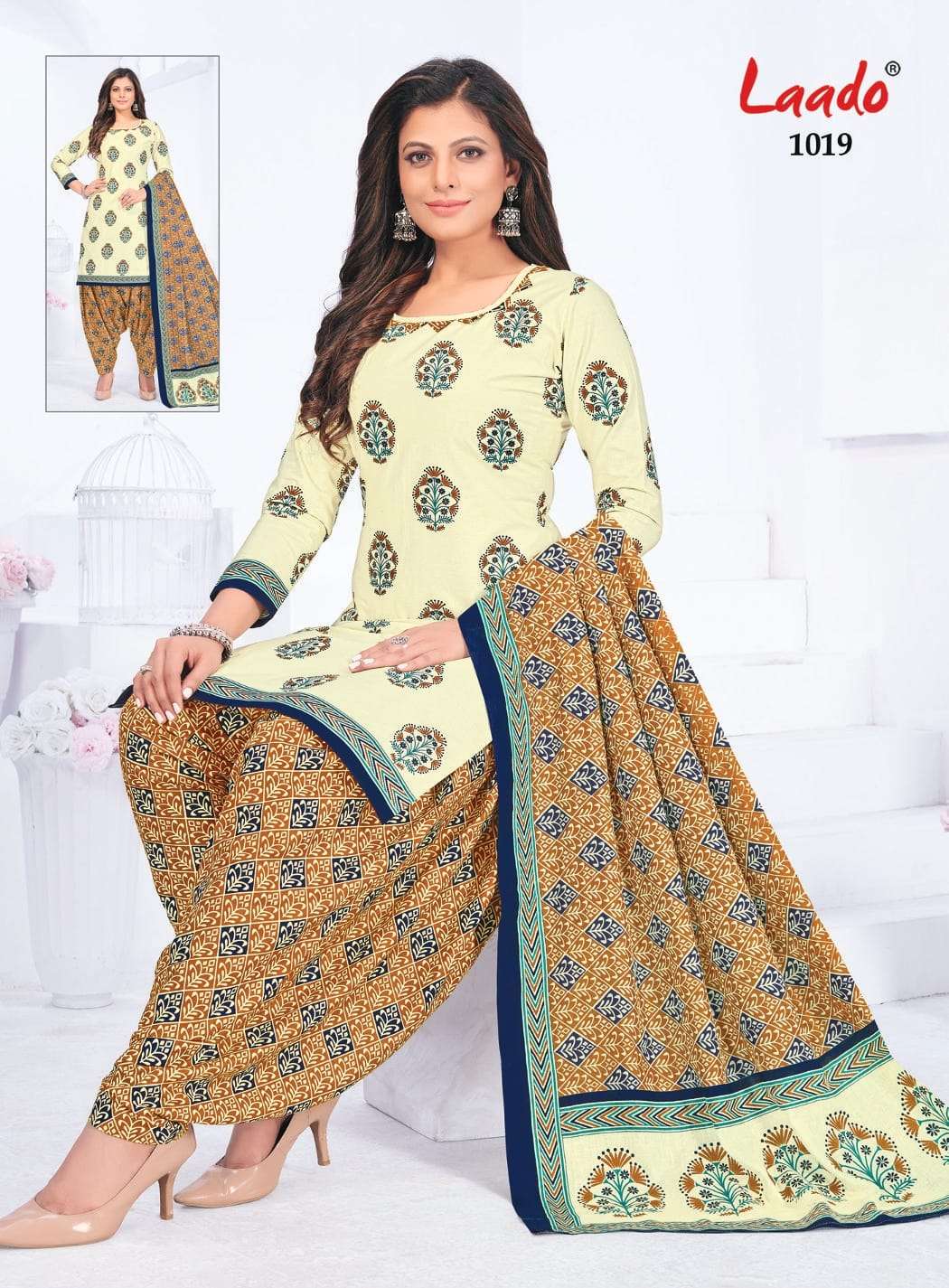 Pankhuri Vol-2 By Laado 1001 To 1020 Series Designer Festive Suits Beautiful Stylish Fancy Colorful Party Wear & Occasional Wear Pure Cotton Print Dresses At Wholesale Price