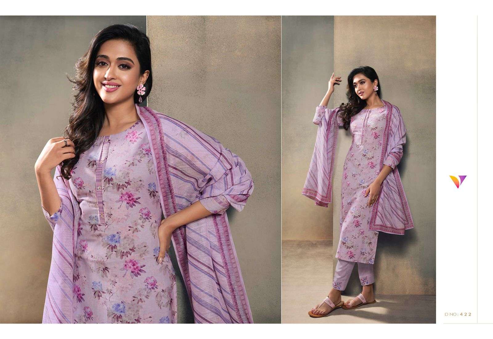 Refresh By Vatsam 421 To 428 Series Beautiful Stylish Festive Suits Fancy Colorful Casual Wear & Ethnic Wear & Ready To Wear Linen Digital Print Dresses At Wholesale Price