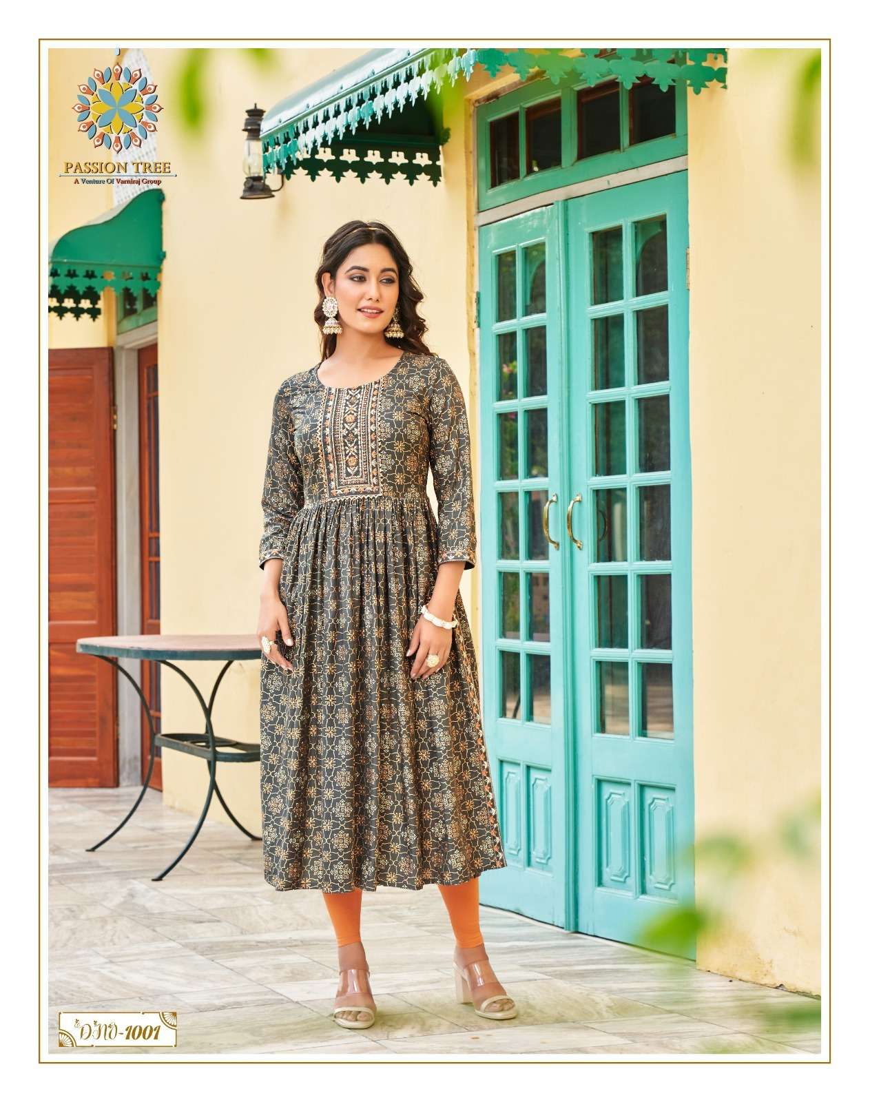 Monza Vol-1 By Passion Tree 1001 To 1006 Series Designer Stylish Fancy Colorful Beautiful Party Wear & Ethnic Wear Collection Rayon Kurtis At Wholesale Price