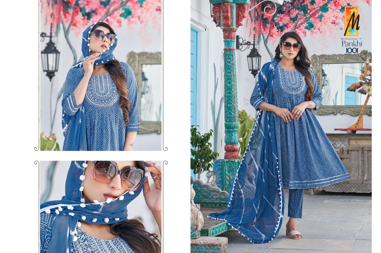 Pankhi By Master 1001 To 1008 Series Beautiful Stylish Suits Fancy Colorful Casual Wear & Ethnic Wear & Ready To Wear Rayon Print Dresses At Wholesale Price
