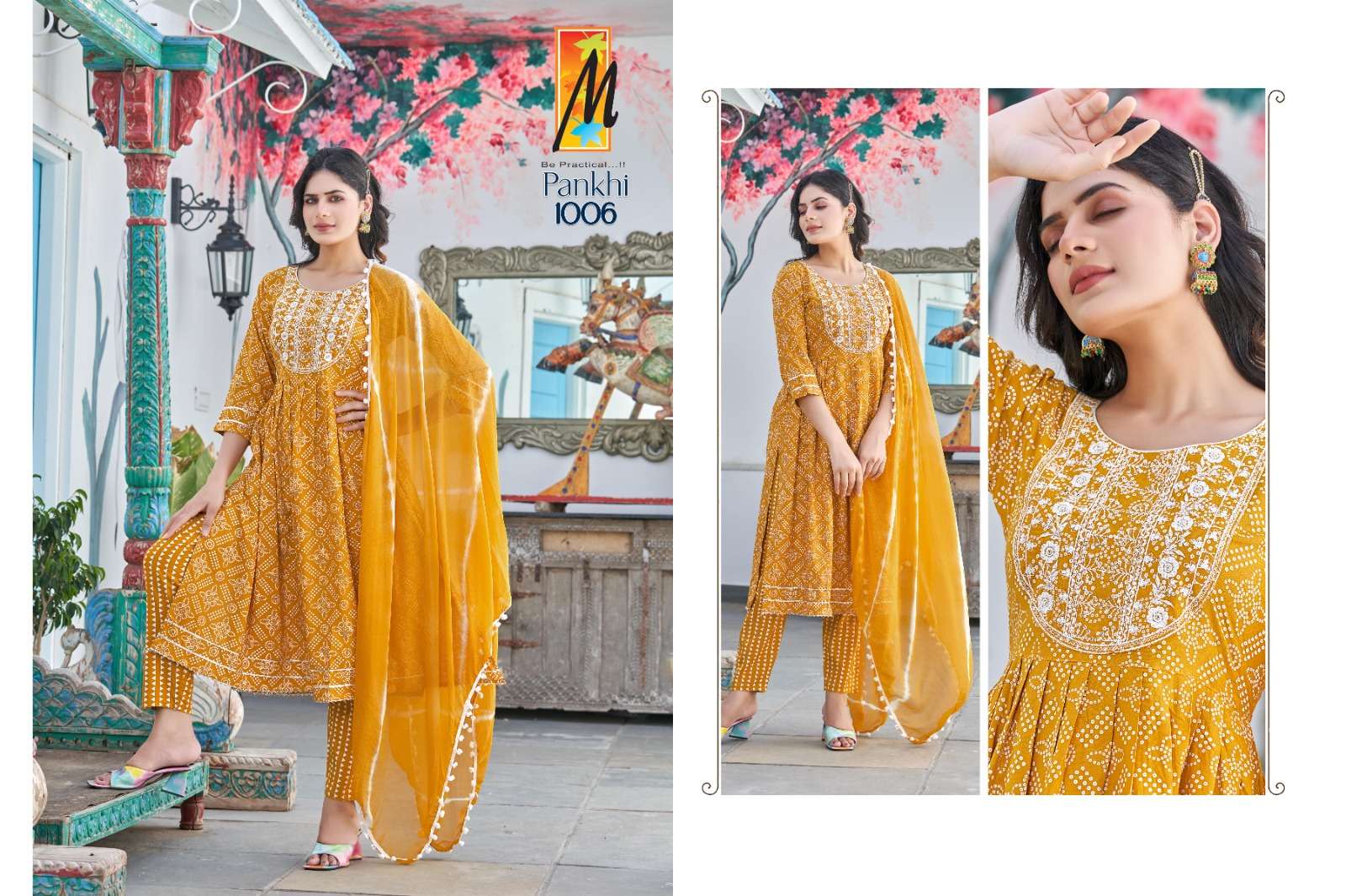 Pankhi By Master 1001 To 1008 Series Beautiful Stylish Suits Fancy Colorful Casual Wear & Ethnic Wear & Ready To Wear Rayon Print Dresses At Wholesale Price