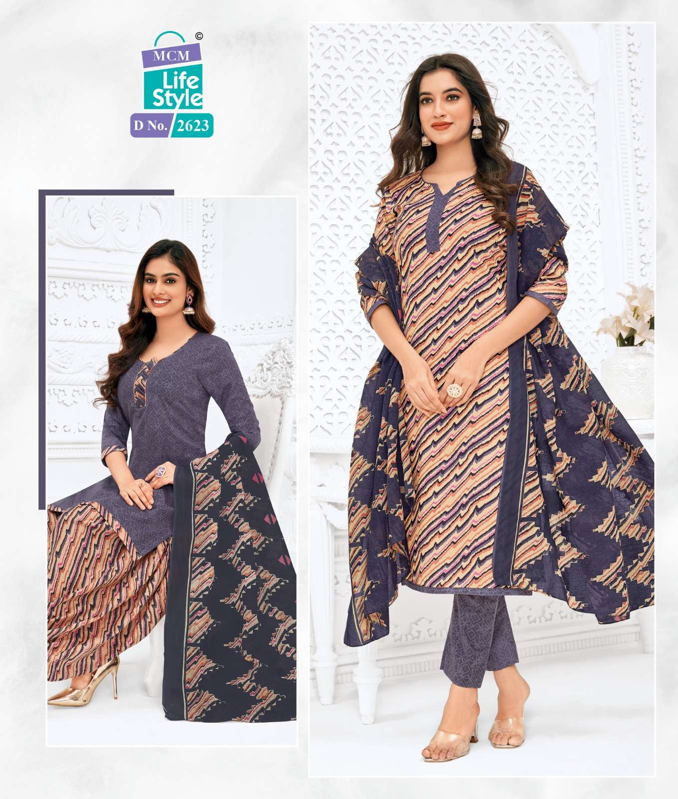 Priyalaxmi Vol-26 By Mcm Lifestyle 2601 To 2624 Series Beautiful Festive Suits Colorful Stylish Fancy Casual Wear & Ethnic Wear Pure Cotton Print Dresses At Wholesale Price