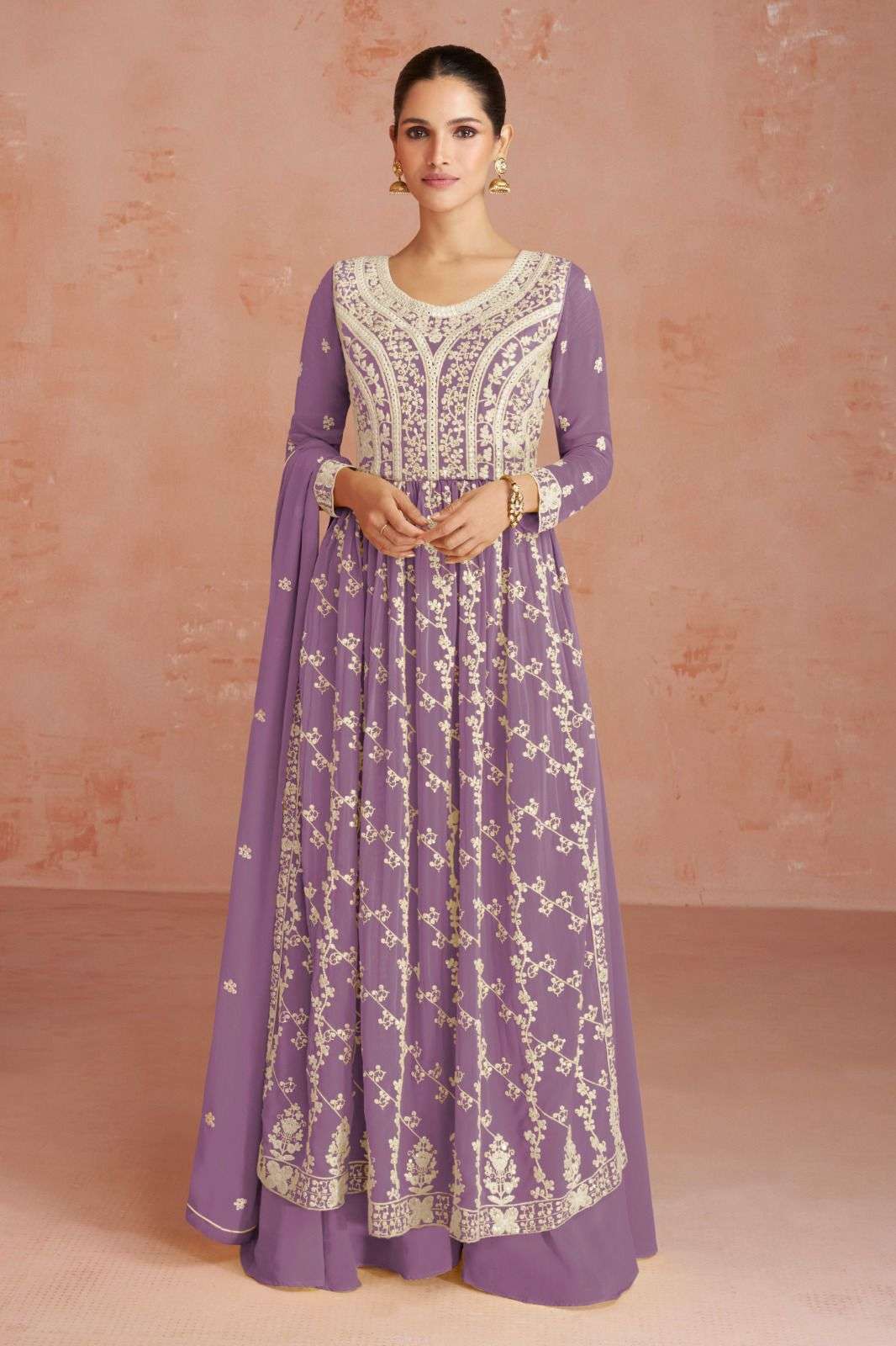 Inaya By Aashirwad Creation 9622 To 9625 Series Beautiful Sharara Suits Stylish Colorful Fancy Casual Wear & Ethnic Wear Georgette Embroidered Dresses At Wholesale Price