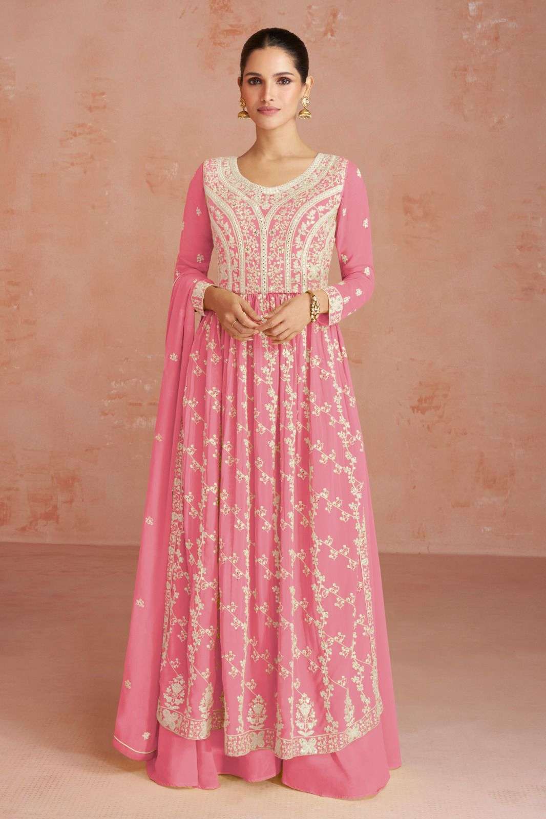 Inaya By Aashirwad Creation 9622 To 9625 Series Beautiful Sharara Suits Stylish Colorful Fancy Casual Wear & Ethnic Wear Georgette Embroidered Dresses At Wholesale Price