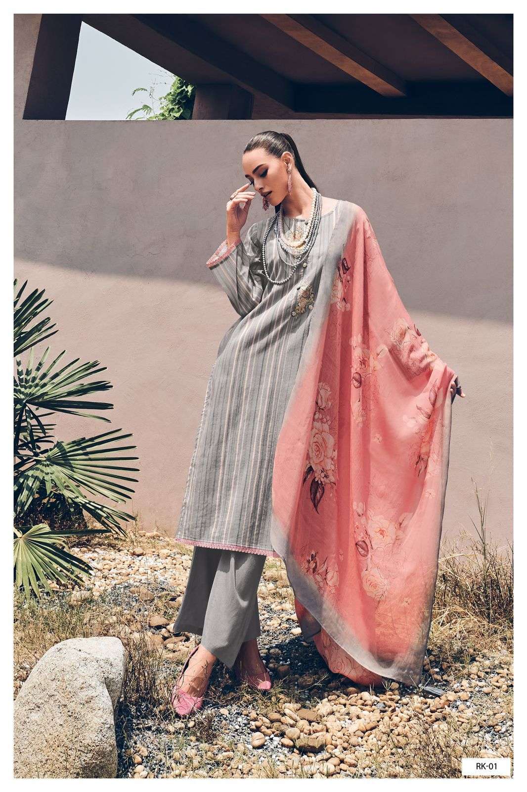 Rihika By Varsha 01 To 04 Series Beautiful Suits Stylish Colorful Fancy Casual Wear & Ethnic Wear Pure Cotton Print Embroidered Dresses At Wholesale Price