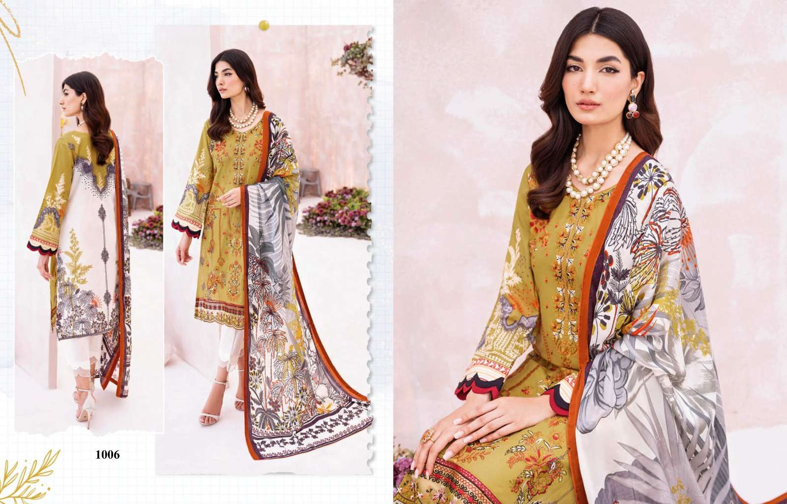 Mashaal By Fashid Wholesale 1001 To 1008 Series Beautiful Pakistani Suits Colorful Stylish Fancy Casual Wear & Ethnic Wear Pure Cotton Embroidered Dresses At Wholesale Price