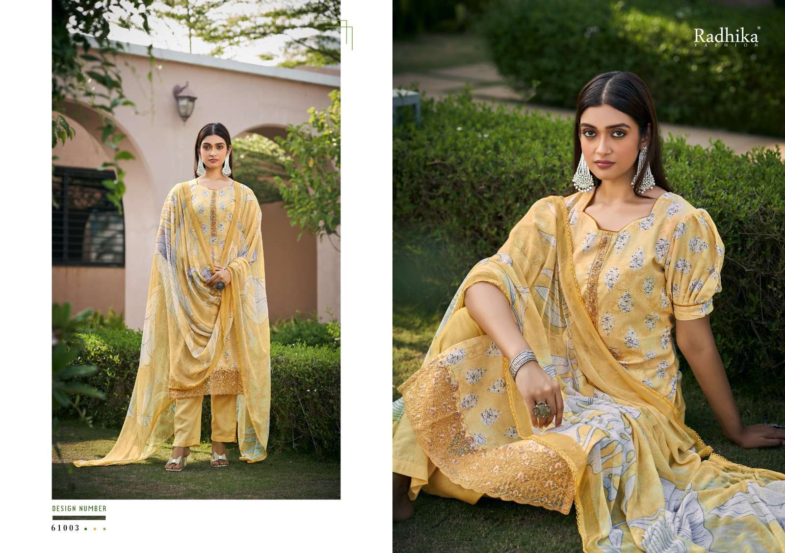 Naira By Azara 61001 To 61006 Series Beautiful Pakistani Suits Colorful Stylish Fancy Casual Wear Cotton Print Embroidered Dresses At Wholesale Price