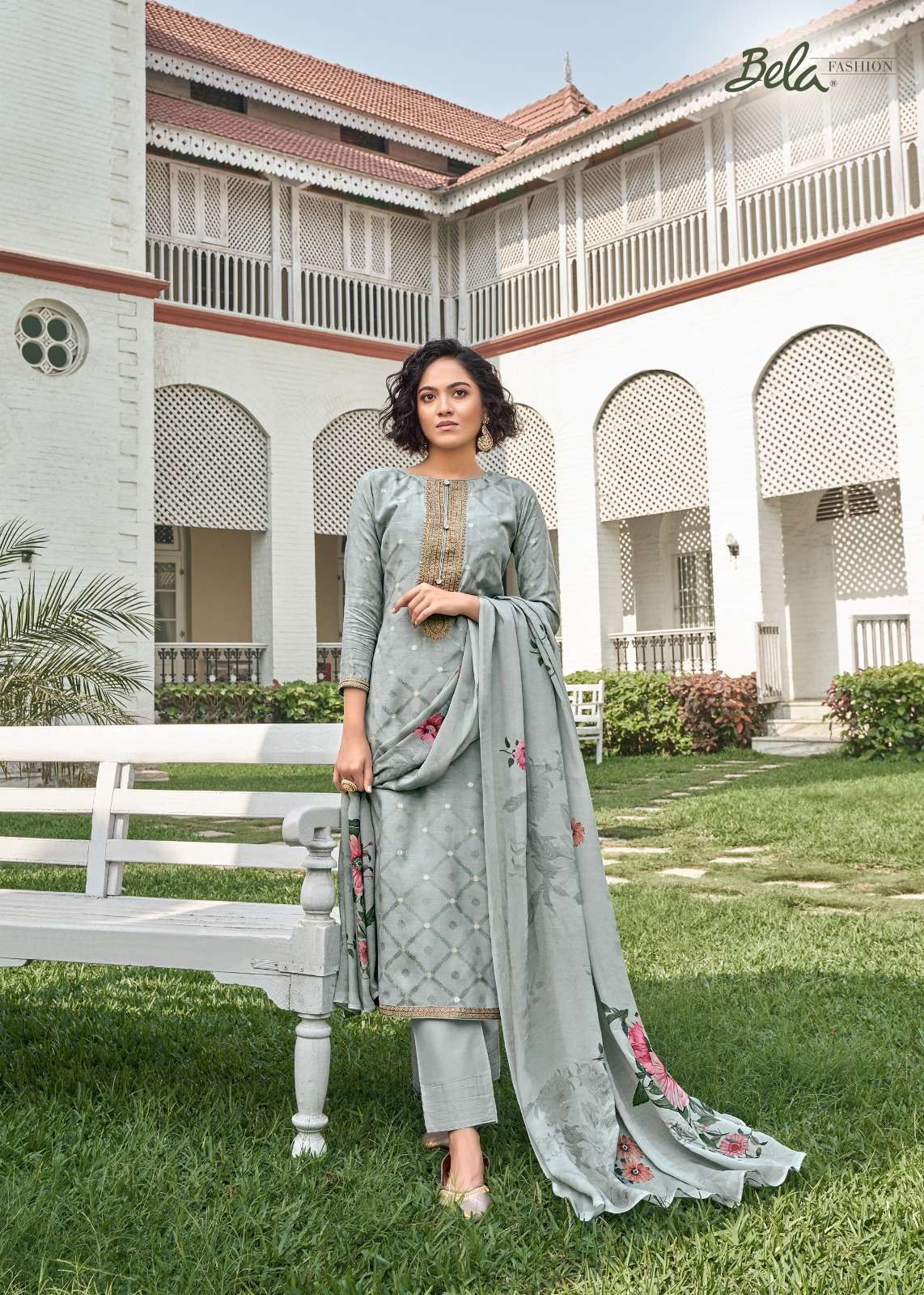 Mahiraah By Bela Fashion 3852 To 3858 Series Beautiful Festive Suits Colorful Stylish Fancy Casual Wear & Ethnic Wear Pure Muslin Jacquard Dresses At Wholesale Price