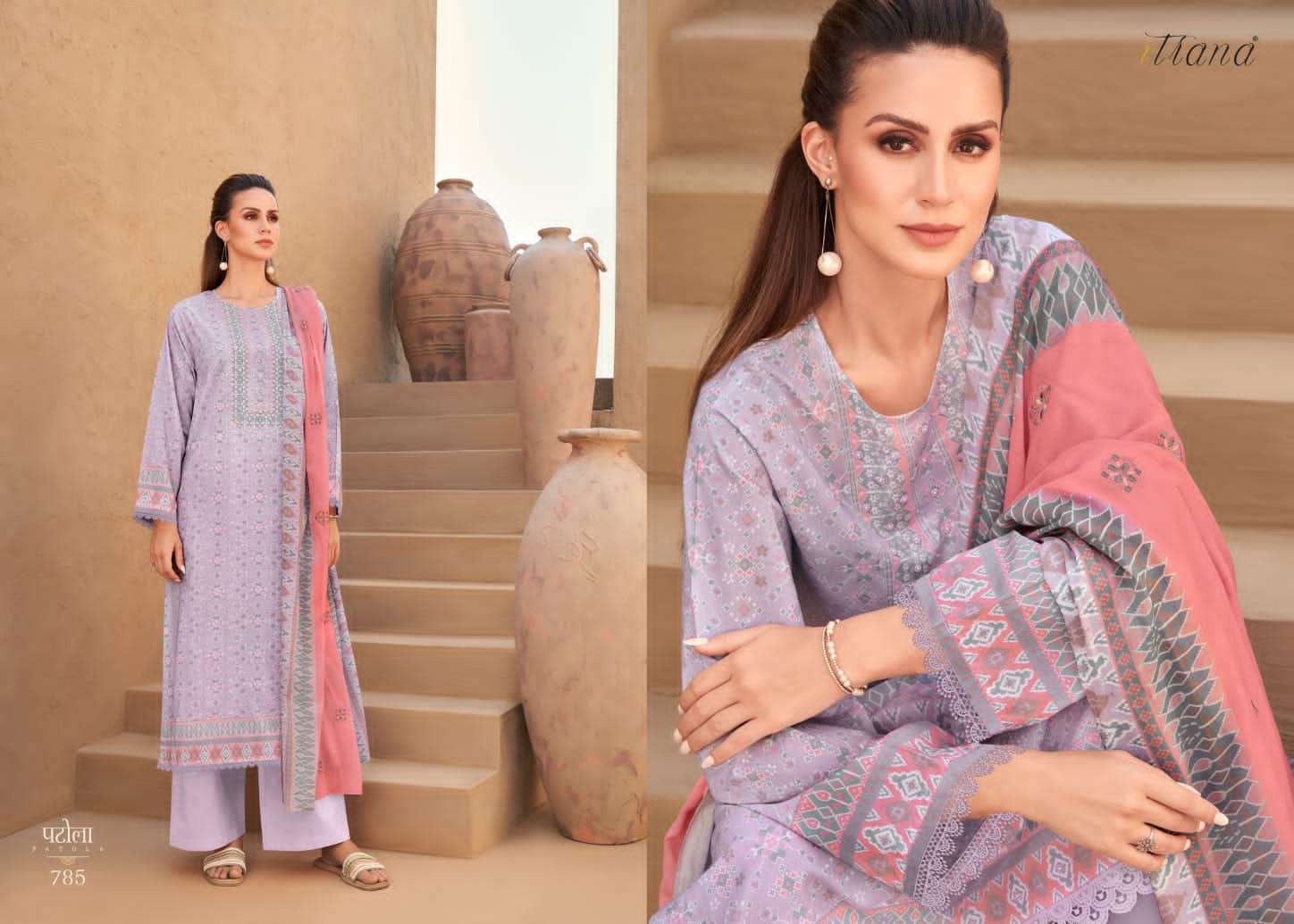 Patola By Itrana Beautiful Suits Colorful Stylish Fancy Casual Wear & Ethnic Wear Pure Lawn Cotton Dresses At Wholesale Price