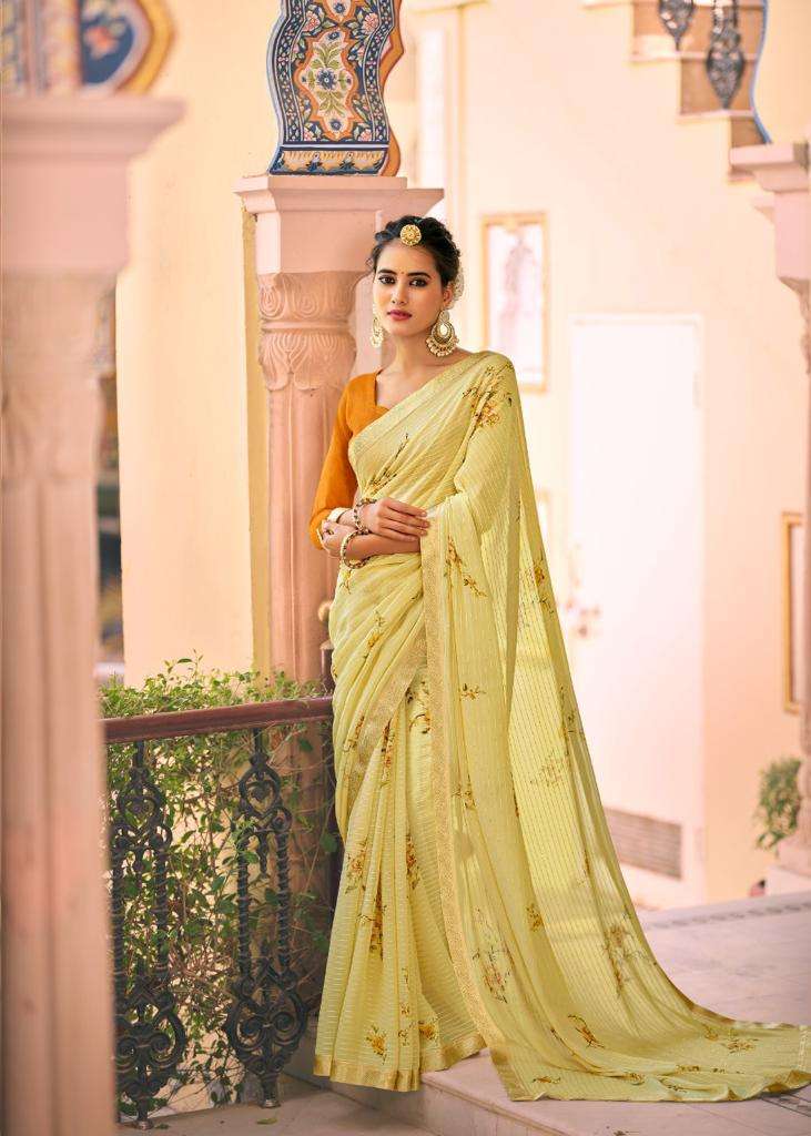 Ragini By Kashvi Creation 4001 To 4010 Series Indian Traditional Wear Collection Beautiful Stylish Fancy Colorful Party Wear & Occasional Wear Georgette Sarees At Wholesale Price