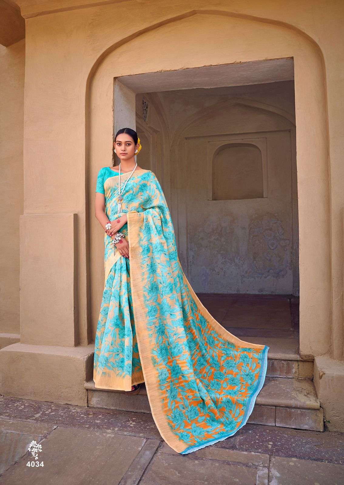 Shalini By Lt Fabrics 4027 To 4036 Series Indian Traditional Wear Collection Beautiful Stylish Fancy Colorful Party Wear & Occasional Wear Cotton Silk Sarees At Wholesale Price