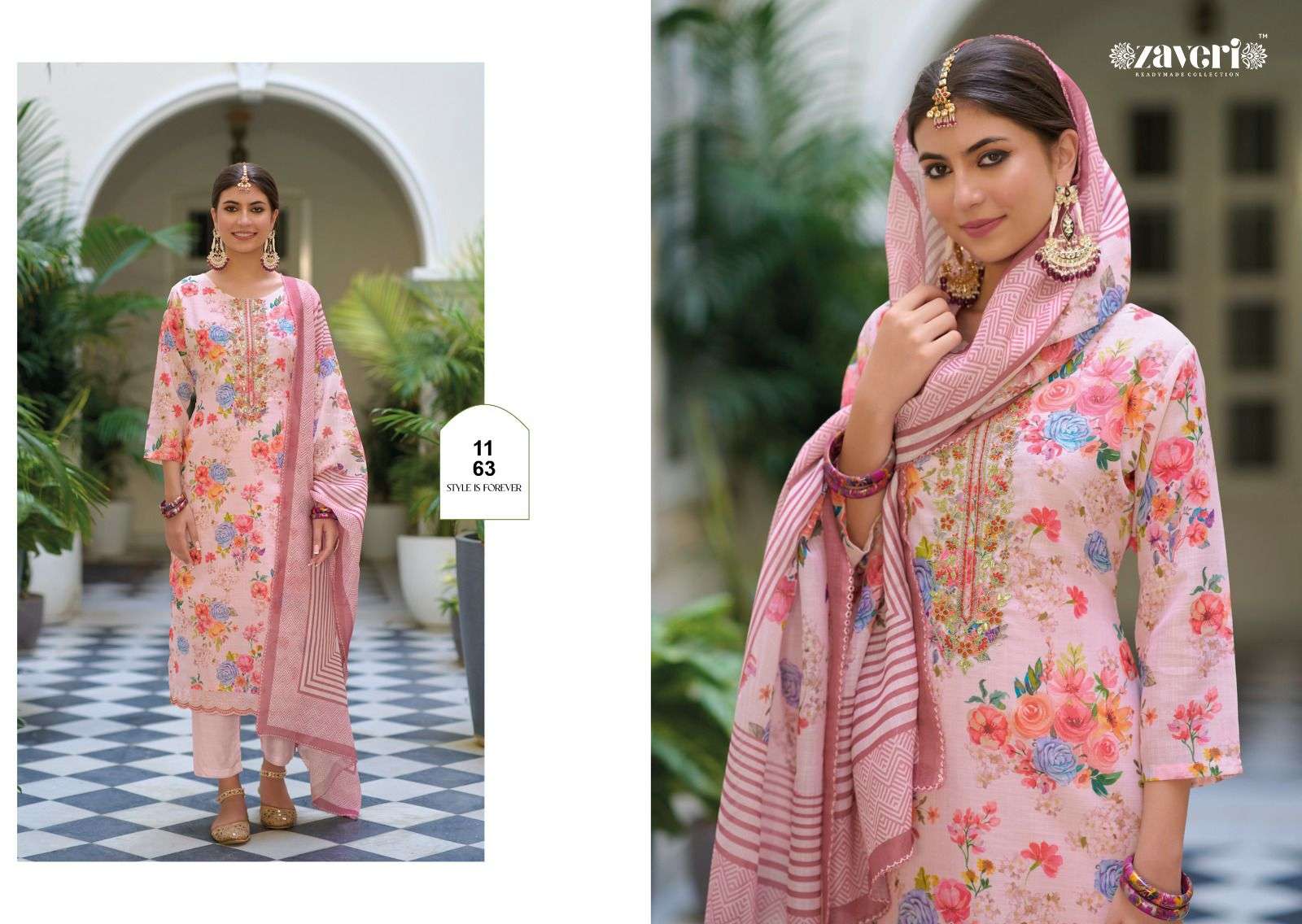 Ayleen By Zaveri 1163 To 1166 Beautiful Stylish Festive Suits Fancy Colorful Casual Wear & Ethnic Wear & Ready To Wear Linen Embroidered Dresses At Wholesale Price