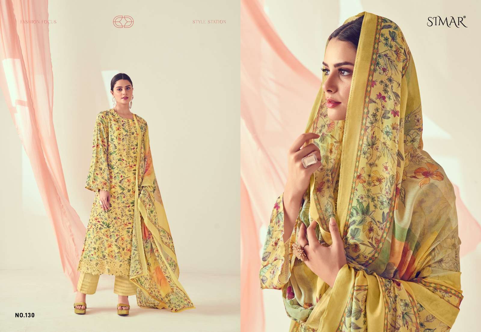 Haseena By Glossy 126 To 130 Beautiful Stylish Festive Suits Fancy Colorful Casual Wear & Ethnic Wear & Ready To Wear Viscose Muslin Digital Print Dresses At Wholesale Price