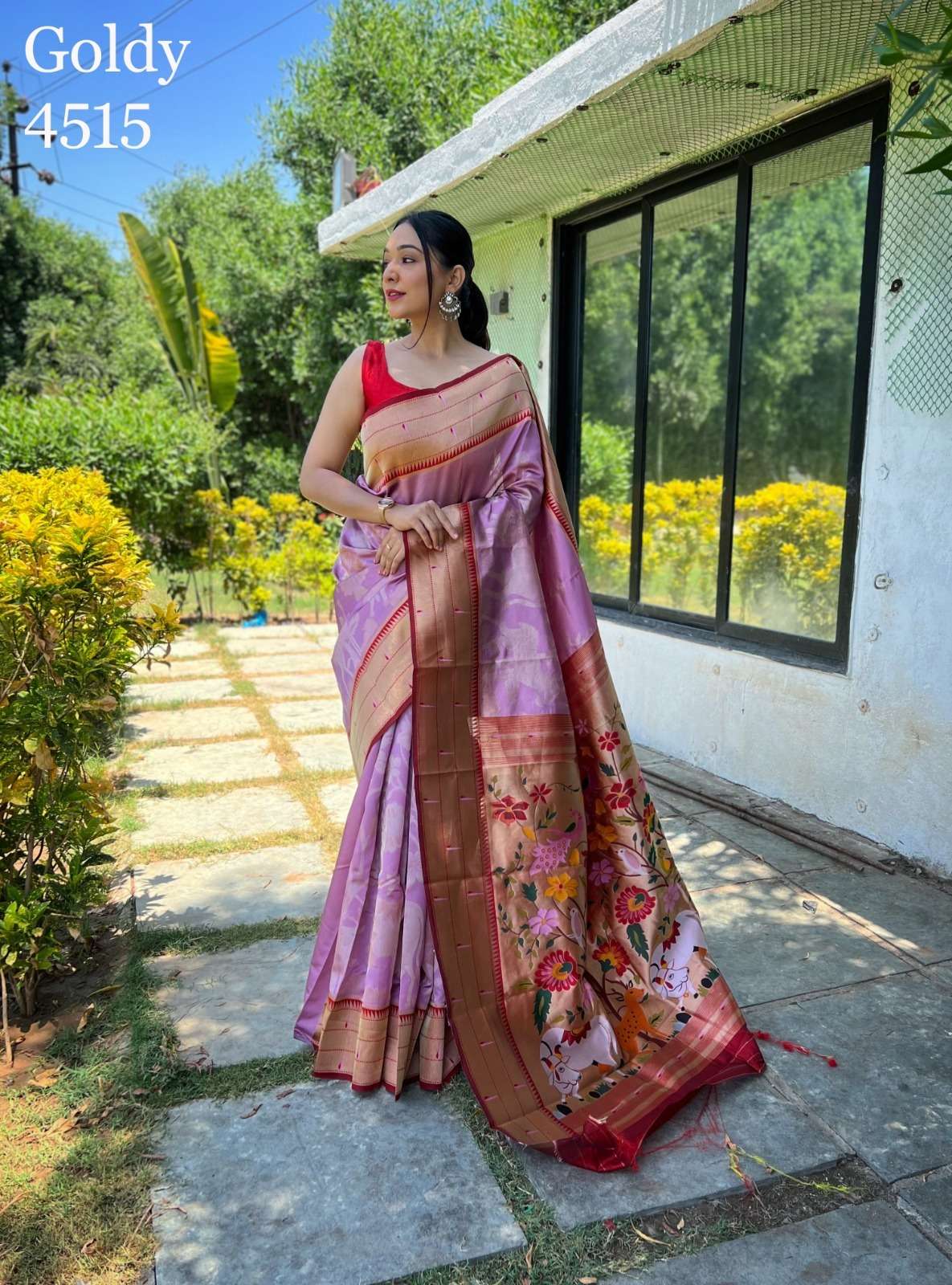 Goldy By Fashion Lab 4511 To 4521 Series Indian Traditional Wear Collection Beautiful Stylish Fancy Colorful Party Wear & Occasional Wear Soft Silk Sarees At Wholesale Price