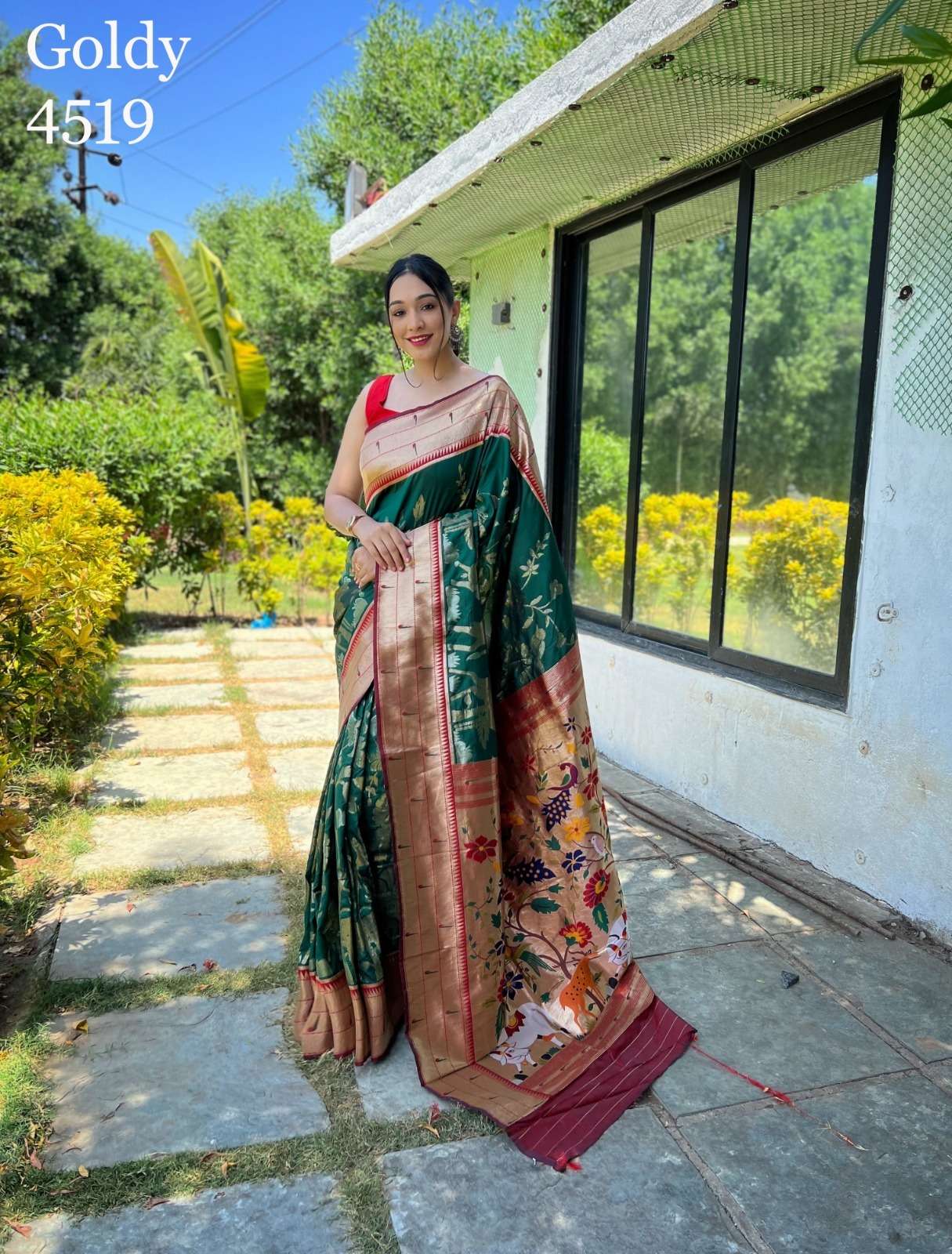 Goldy By Fashion Lab 4511 To 4521 Series Indian Traditional Wear Collection Beautiful Stylish Fancy Colorful Party Wear & Occasional Wear Soft Silk Sarees At Wholesale Price