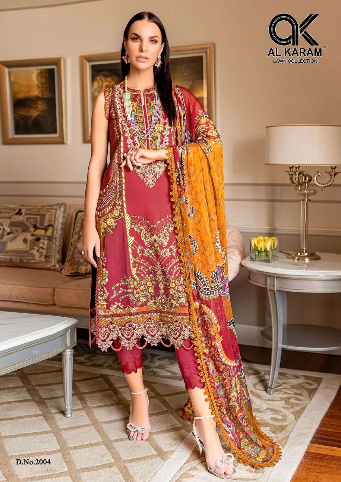 Firdous Vol-2 By Al Karam Lawn Collection 2001 To 2006 Series Beautiful Stylish Pakistani Suits Fancy Colorful Casual Wear & Ethnic Wear & Ready To Wear Soft Cotton Dresses At Wholesale Price