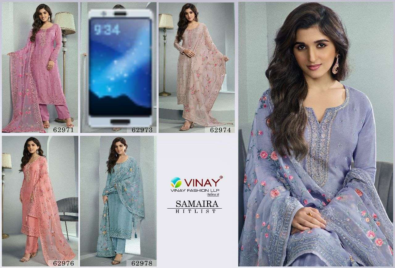Kaseesh Samaira Hitlist By Vinay Fashion Beautiful Festive Suits Colorful Stylish Fancy Casual Wear & Ethnic Wear Dola Dresses At Wholesale Price
