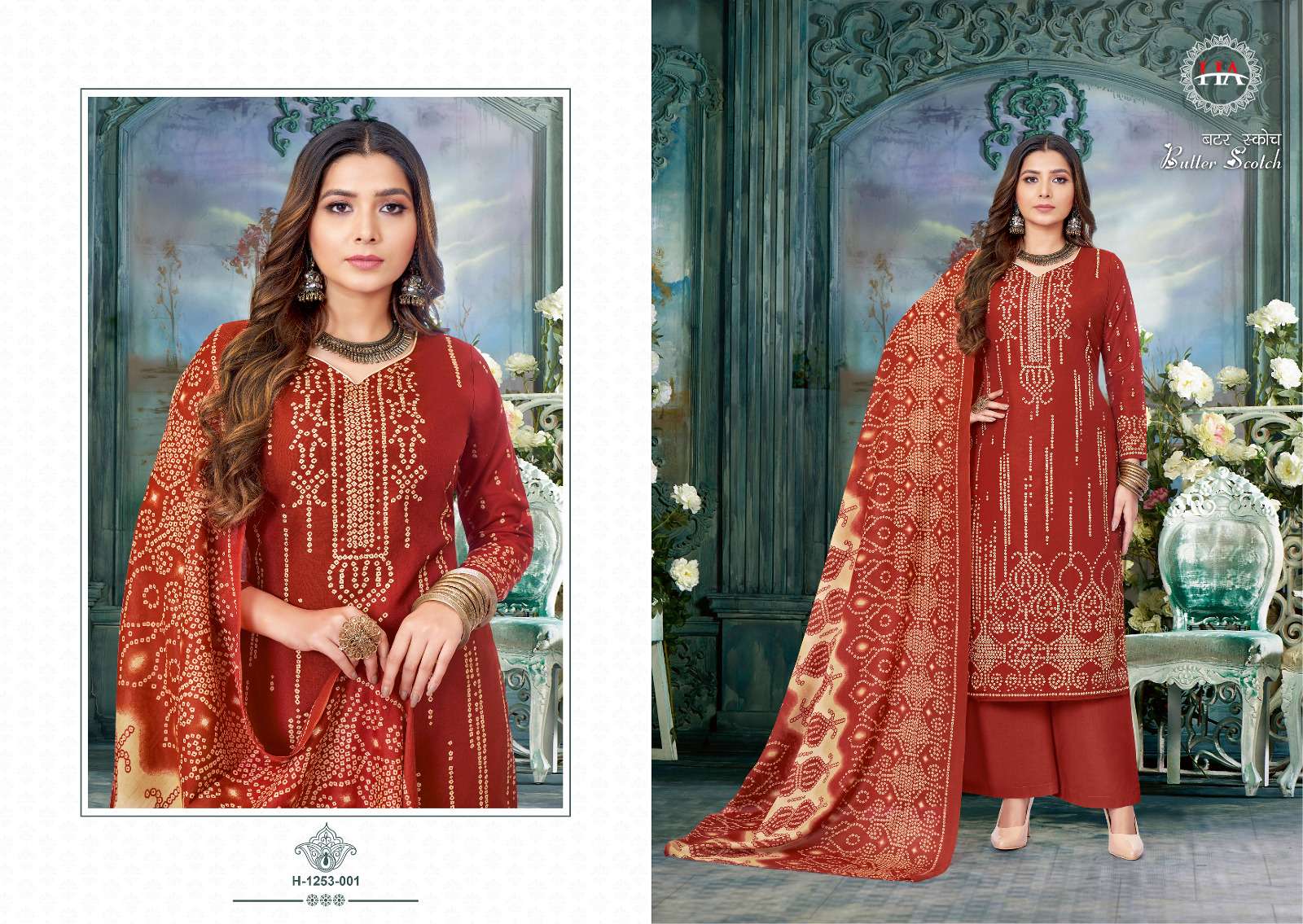 Butter Scotch By Hasrhit Fashion Hub 1253-001 To 1253-010 Series Beautiful Suits Colorful Stylish Fancy Casual Wear & Ethnic Wear Pure Cotton Print Dresses At Wholesale Price