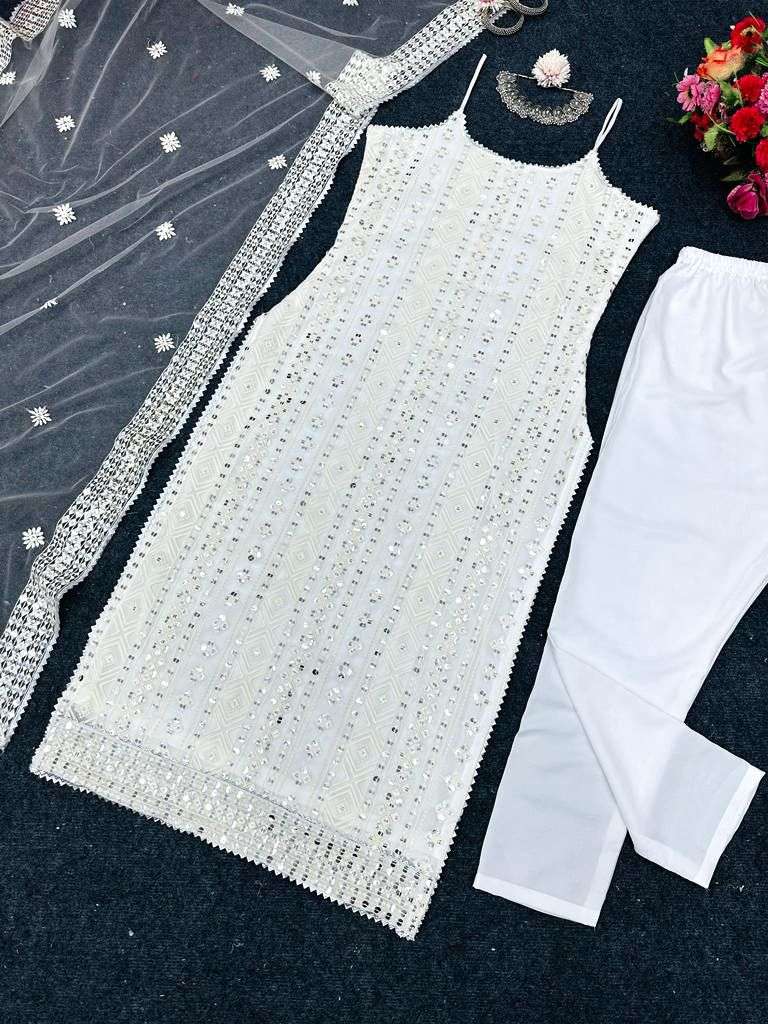 5562 By Fashid Wholesale Kd Designer Festive Suits Beautiful Fancy Colorful Stylish Party Wear & Occasional Wear Faux Georgette Embroidered Dresses At Wholesale Price