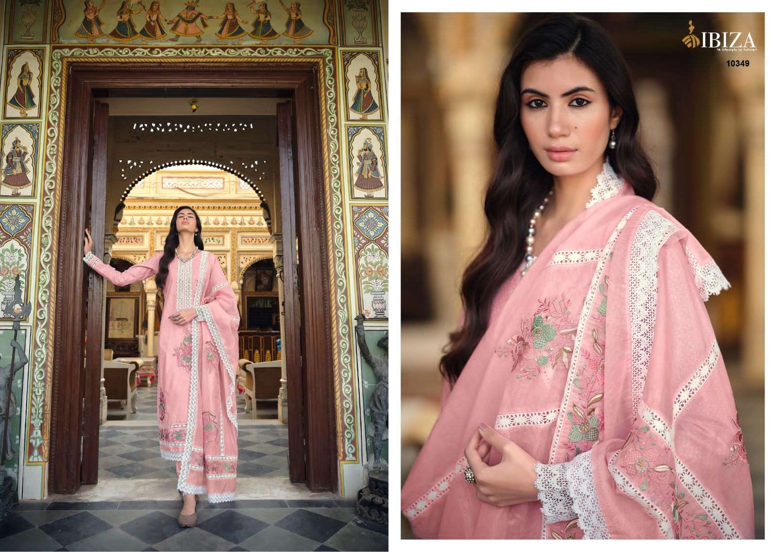 Raysa By Ibiza 10347 To 10354 Series Beautiful Suits Colorful Stylish Fancy Casual Wear & Ethnic Wear Pure Linen Cotton Dresses At Wholesale Price