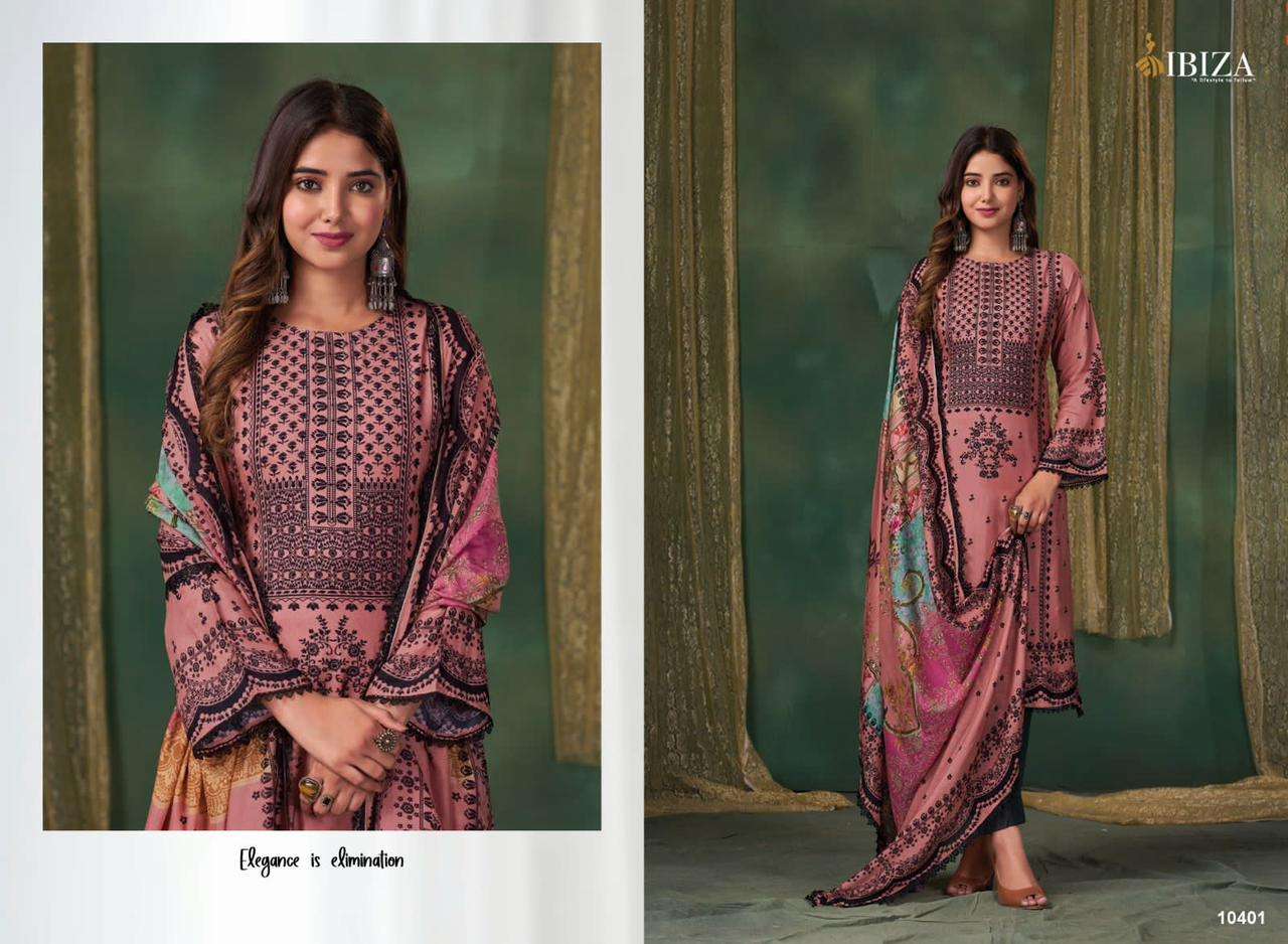 Riyasat Vol-2 By Ibiza 10399 To 10402 Series Beautiful Festive Suits Colorful Stylish Fancy Casual Wear & Ethnic Wear Pure Bemberg Muslin Dresses At Wholesale Price