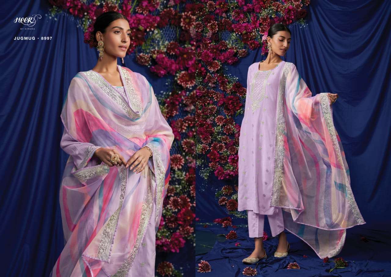 Jugmug By Kimora Fashion 8991 To 8998 Series Beautiful Festive Suits Stylish Colorful Fancy Casual Wear & Ethnic Wear Pure Cotton Lawn Print With Embroidered Dresses At Wholesale Price