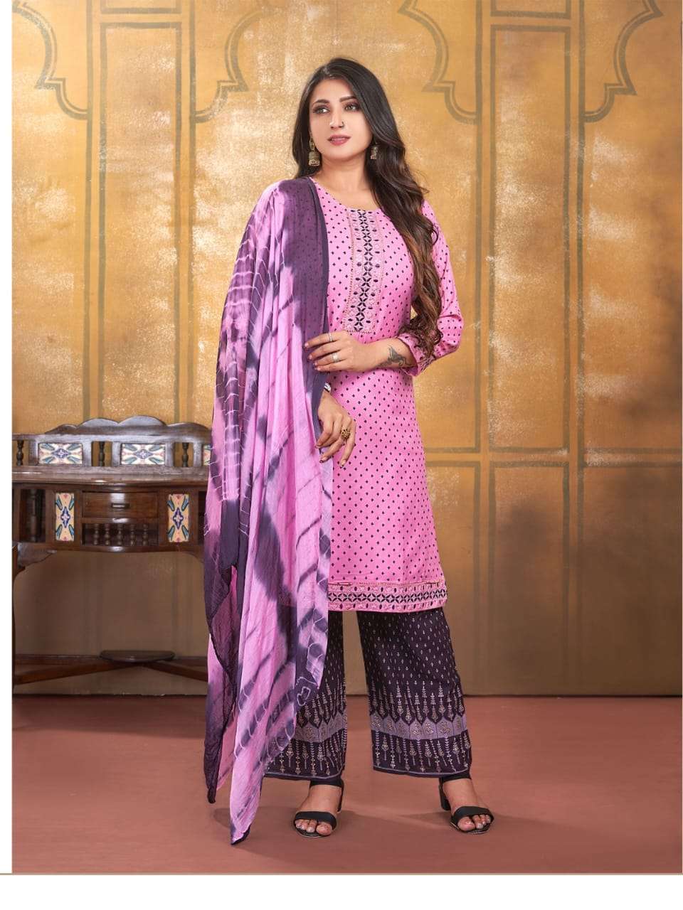 Chunri Vol-4 By Kinti 101 To 106 Series Beautiful Suits Colorful Stylish Fancy Casual Wear & Ethnic Wear Heavy Rayon Dresses At Wholesale Price