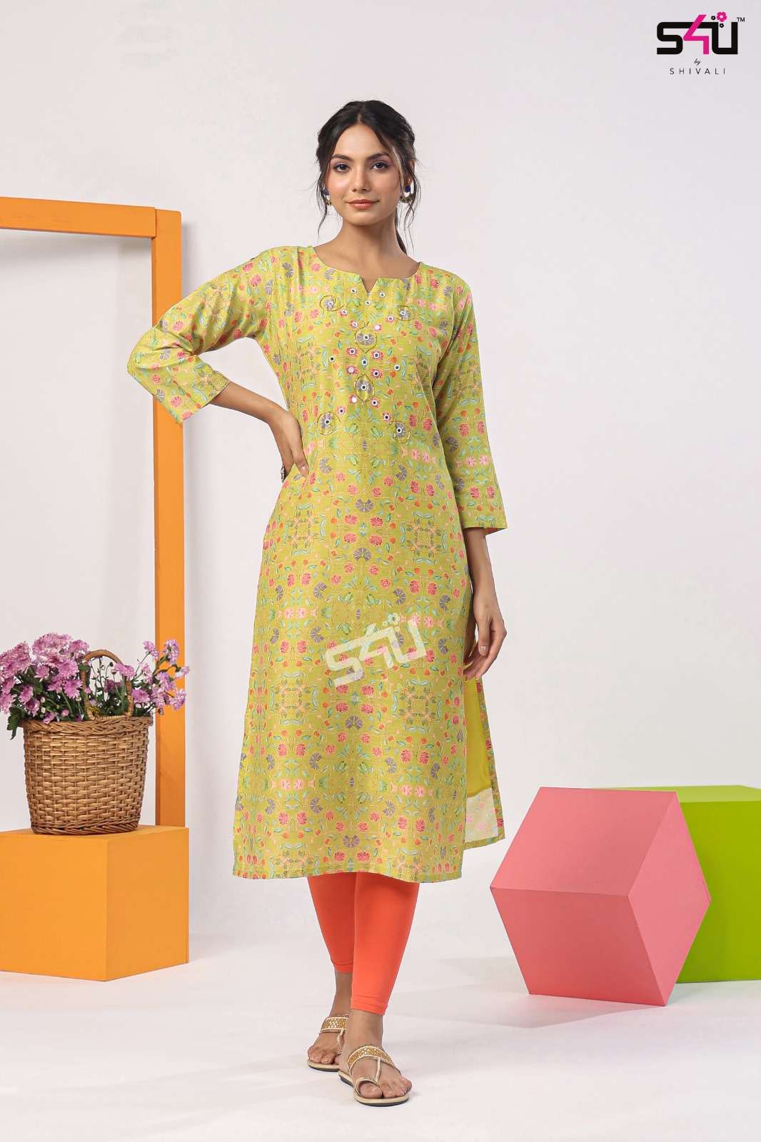 Gold Vol-5 By 1 Love 101 To 106 Series Beautiful Stylish Fancy Colorful Casual Wear & Ethnic Wear Muslin Kurtis At Wholesale Price