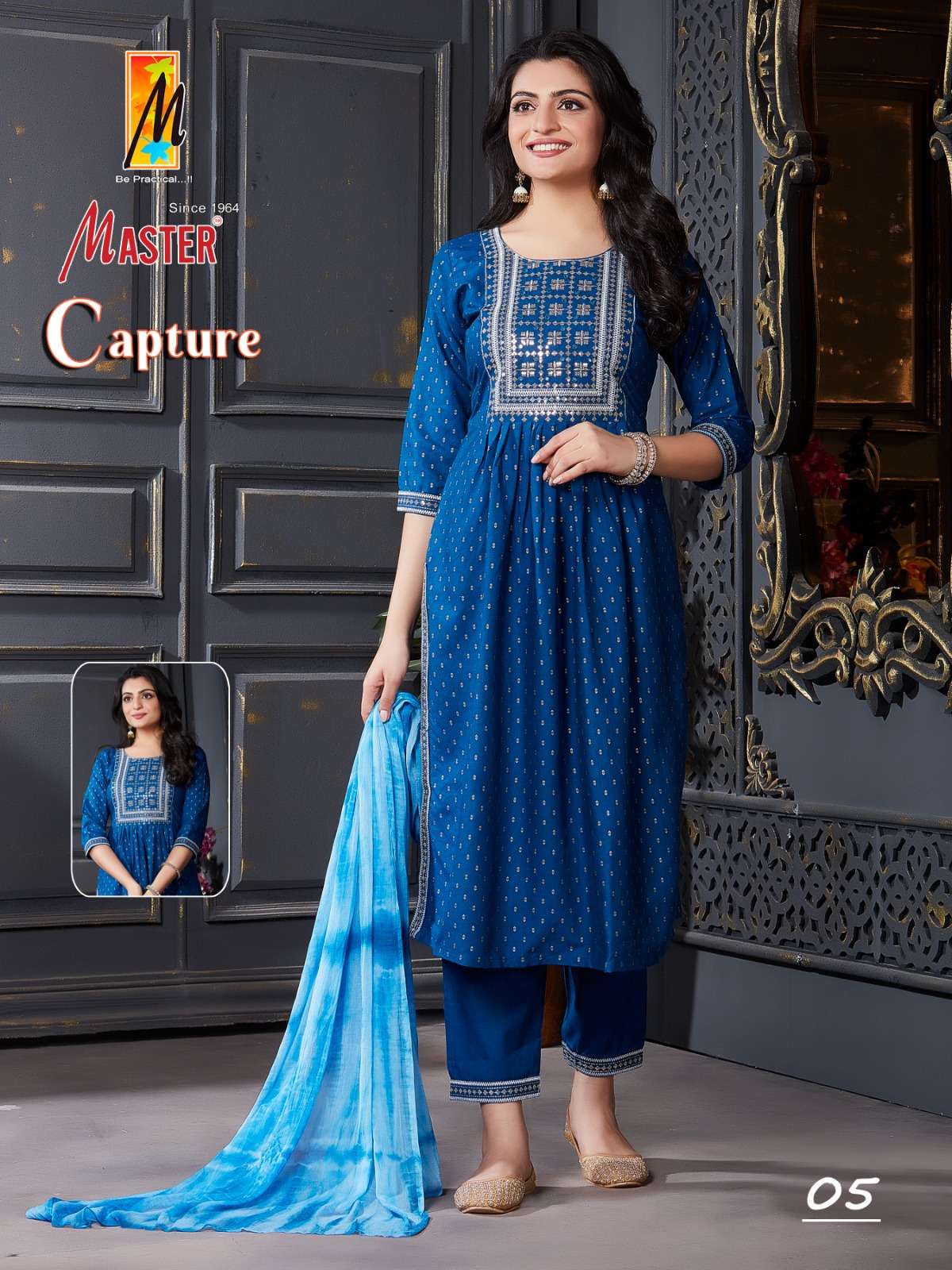 Capture By Master 01 To 08 Series Beautiful Suits Colorful Stylish Fancy Casual Wear & Ethnic Wear Rayon With Work Dresses At Wholesale Price