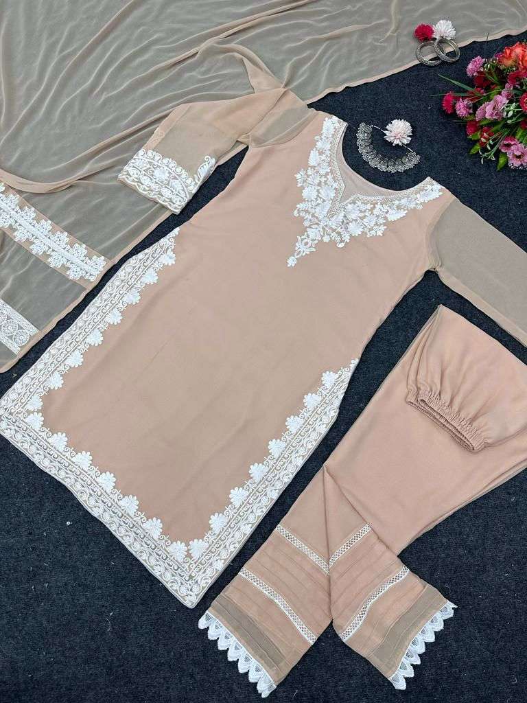 1311 By Fashid Wholesale Designer Festive Suits Beautiful Fancy Colorful Stylish Party Wear & Occasional Wear Faux Georgette Dresses At Wholesale Price