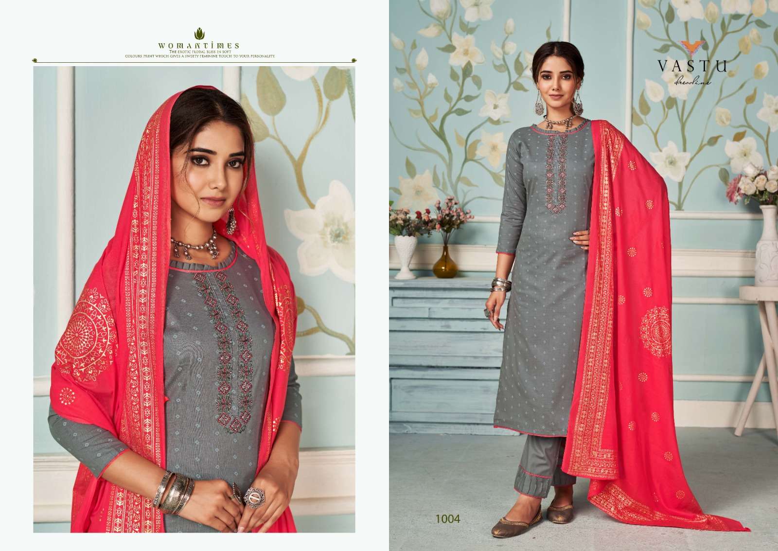 Elira By Vastu 1001 To 1010 Series Designer Suits Collection Beautiful Stylish Colorful Fancy Party Wear & Occasional Wear Pure Lawn Cotton Dresses At Wholesale Price