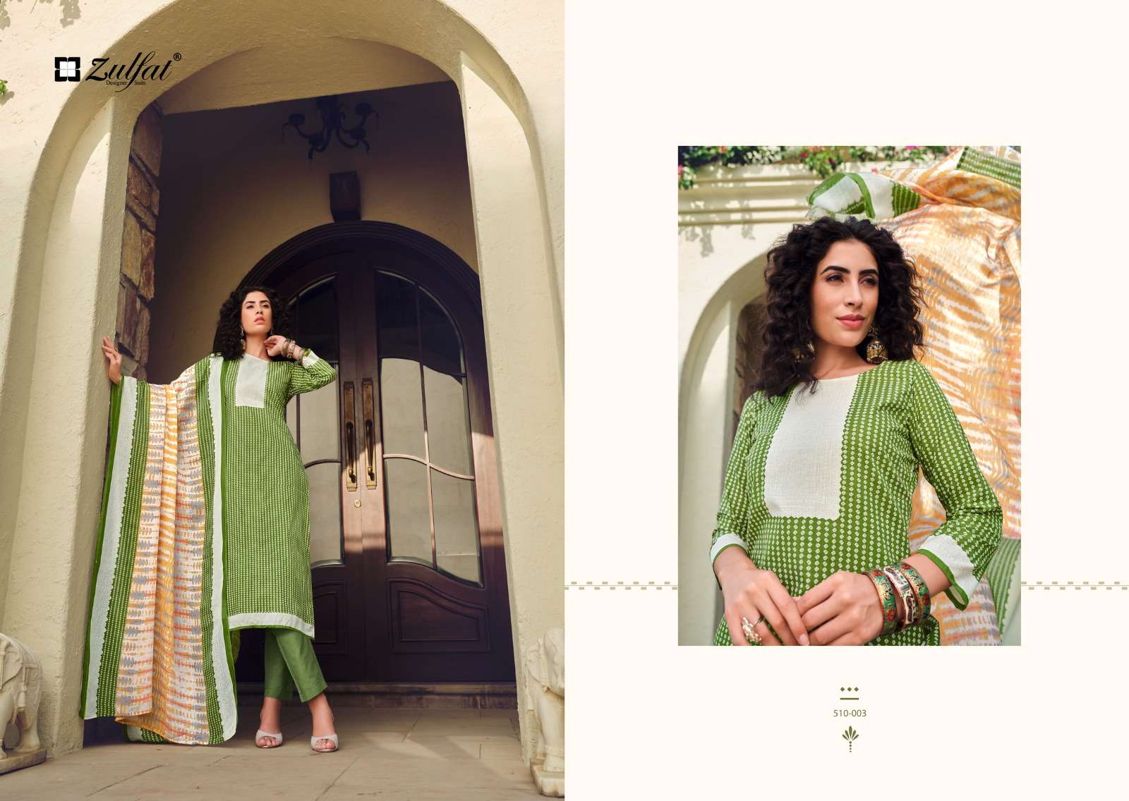 Isabella By Zulfat 510-001 To 510-008 Series Designer Suits Collection Beautiful Stylish Colorful Fancy Party Wear & Occasional Wear Pure Cotton Dresses At Wholesale Price