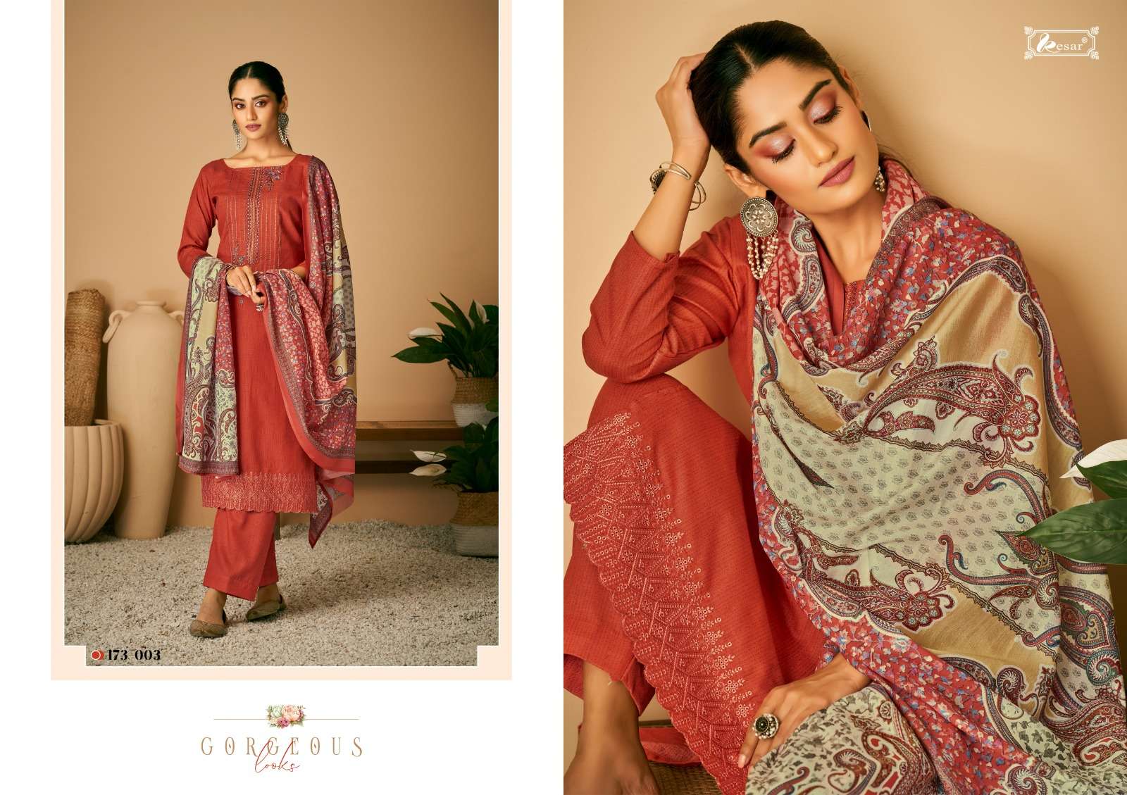 Seerat Vol-2 By Kesar 173-001 To 173-006 Series Beautiful Suits Colorful Stylish Fancy Casual Wear & Ethnic Wear Pure Lawn Cotton Dresses At Wholesale Price