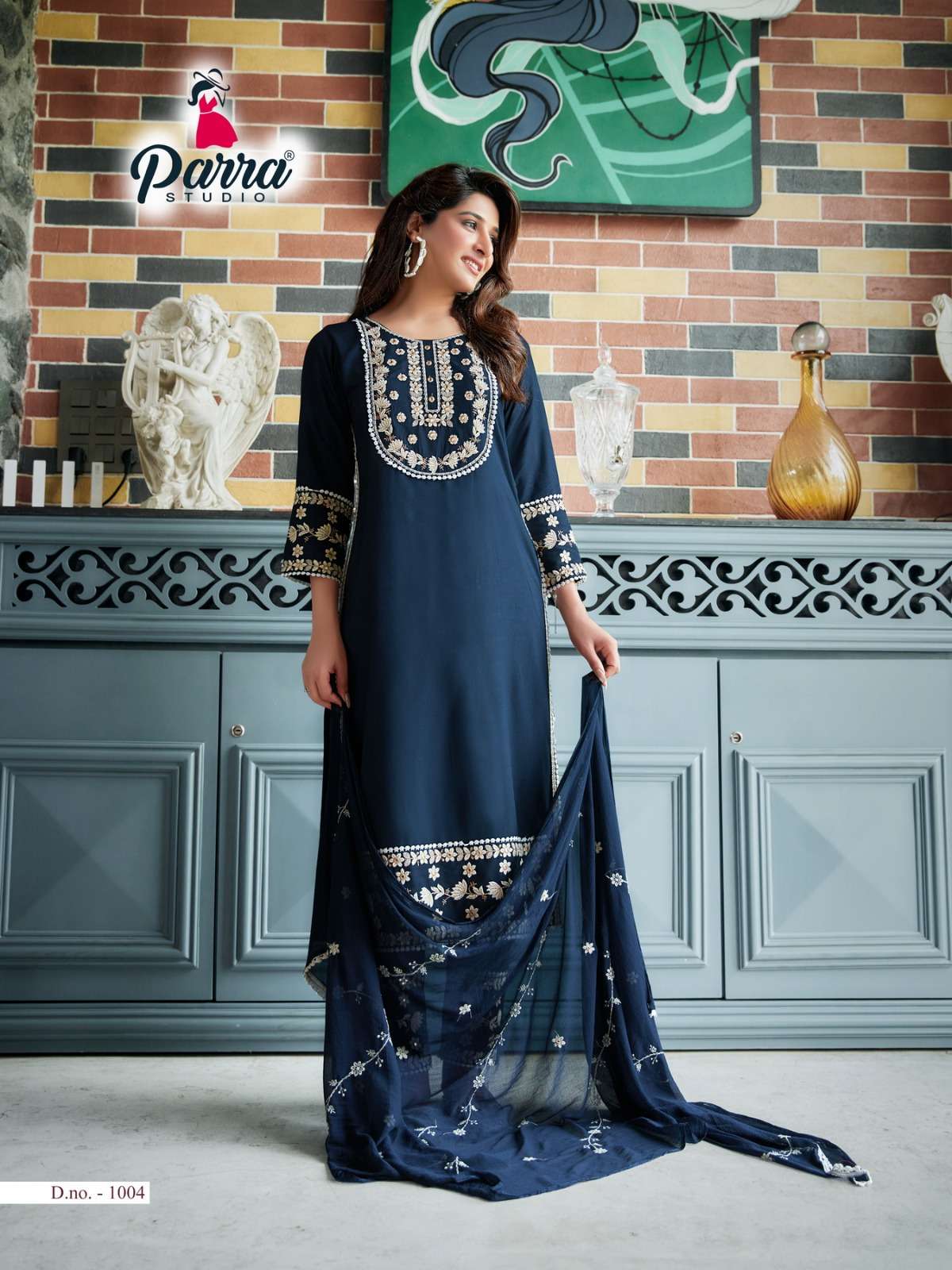 Inayat By Parra Studio 1001 To 1008 Series Beautiful Festive Suits Stylish Fancy Colorful Party Wear & Occasional Wear Pure Rayon Dresses At Wholesale Price