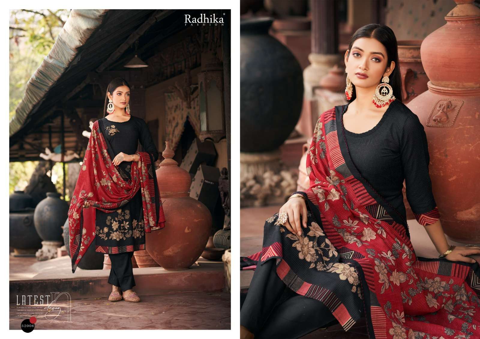 Kenza Vol-9 By Radhika Fashion 52001 To 52008 Series Beautiful Suits Colorful Stylish Fancy Casual Wear & Ethnic Wear Pure Slub Cotton Print Dresses At Wholesale Price