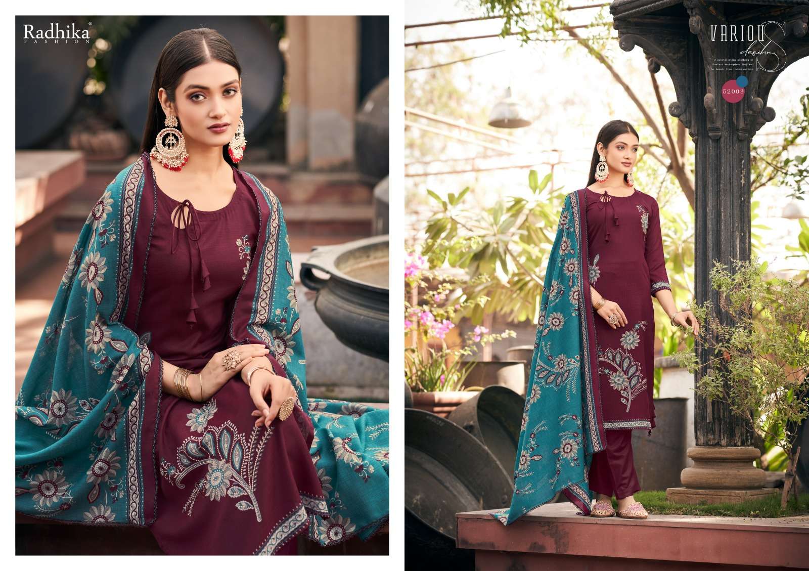 Kenza Vol-9 By Radhika Fashion 52001 To 52008 Series Beautiful Suits Colorful Stylish Fancy Casual Wear & Ethnic Wear Pure Slub Cotton Print Dresses At Wholesale Price