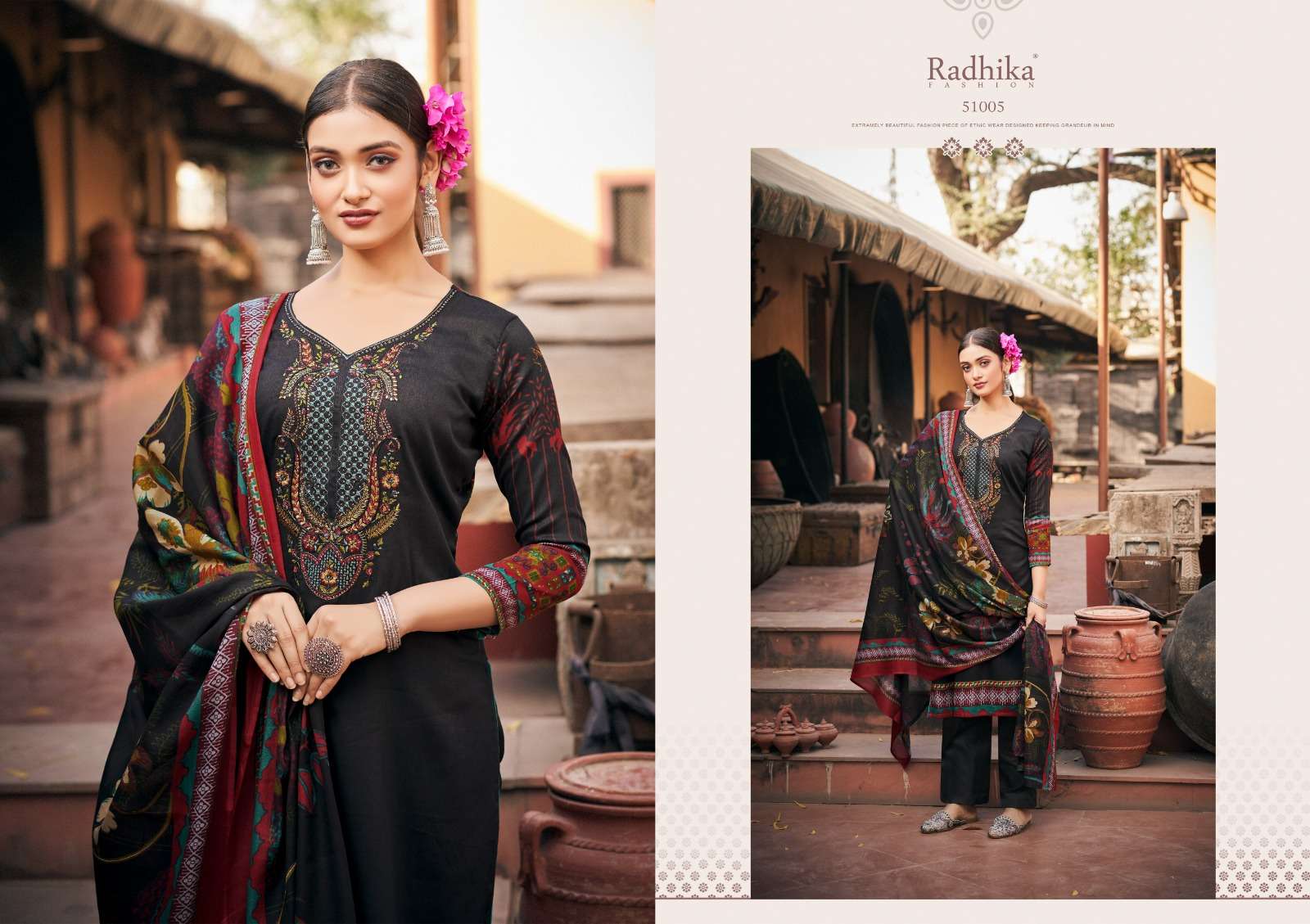Cinderella By Radhika Fashion 51001 To 51006 Series Beautiful Stylish Suits Fancy Colorful Casual Wear & Ethnic Wear & Ready To Wear Pure Jam Cotton Printed Dresses At Wholesale Price