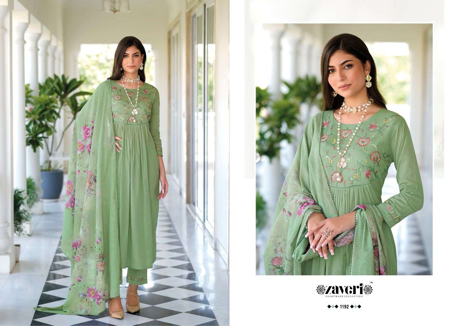 Symphonia By Zaveri 1189 To 1192 Series Designer Festive Suits Beautiful Fancy Colorful Stylish Party Wear & Occasional Wear Pure Mal Cotton Dresses At Wholesale Price