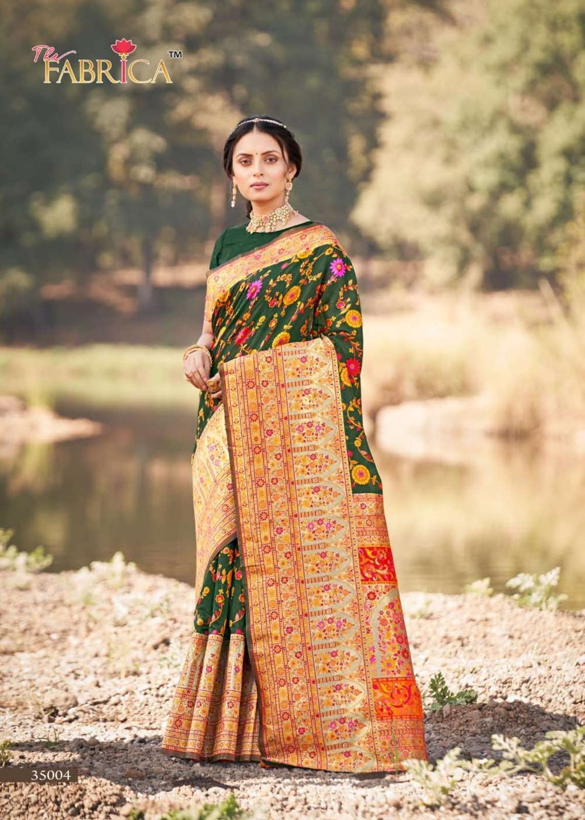 Kashmiri Silk Vol-2 By The Fabrica 35001 To 35006 Series Indian Traditional Wear Collection Beautiful Stylish Fancy Colorful Party Wear & Occasional Wear Pure Modal Sarees At Wholesale Price
