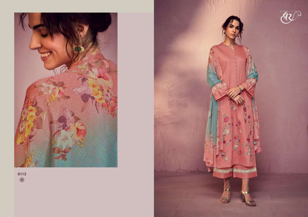 Gara Vol-3 By Kimora Fashion 9111 To 9118 Series Beautiful Stylish Suits Fancy Colorful Casual Wear & Ethnic Wear & Ready To Wear Pure Cotton Satin Dresses At Wholesale Price