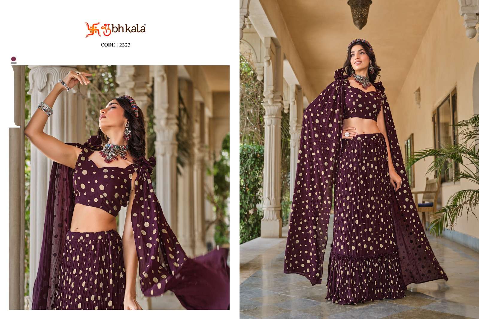 Girly Vol-28 By Shubhkala 2321 To 2326 Series Bridal Wear Collection Beautiful Stylish Colorful Fancy Party Wear & Occasional Wear Georgette Lehengas At Wholesale Price
