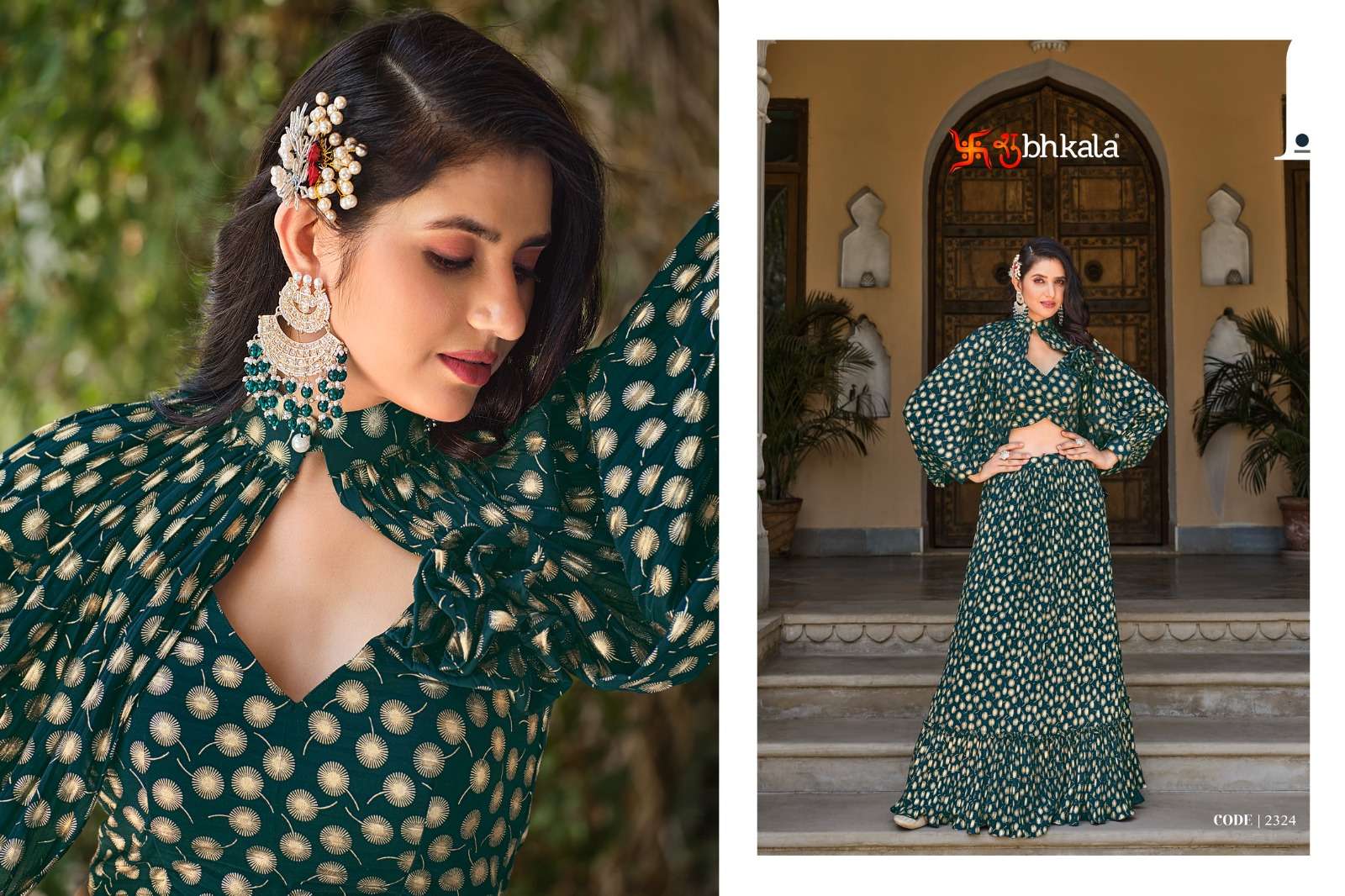 Girly Vol-28 By Shubhkala 2321 To 2326 Series Bridal Wear Collection Beautiful Stylish Colorful Fancy Party Wear & Occasional Wear Georgette Lehengas At Wholesale Price
