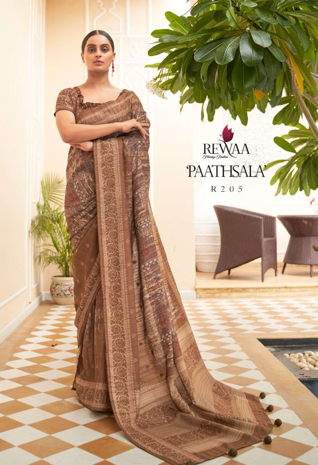 Paathsala By Rewaa 203 To 211 Series Indian Traditional Beautiful Stylish Designer Banarasi Silk Jacquard Embroidered Party Wear Soft Silk Sarees At Wholesale Price