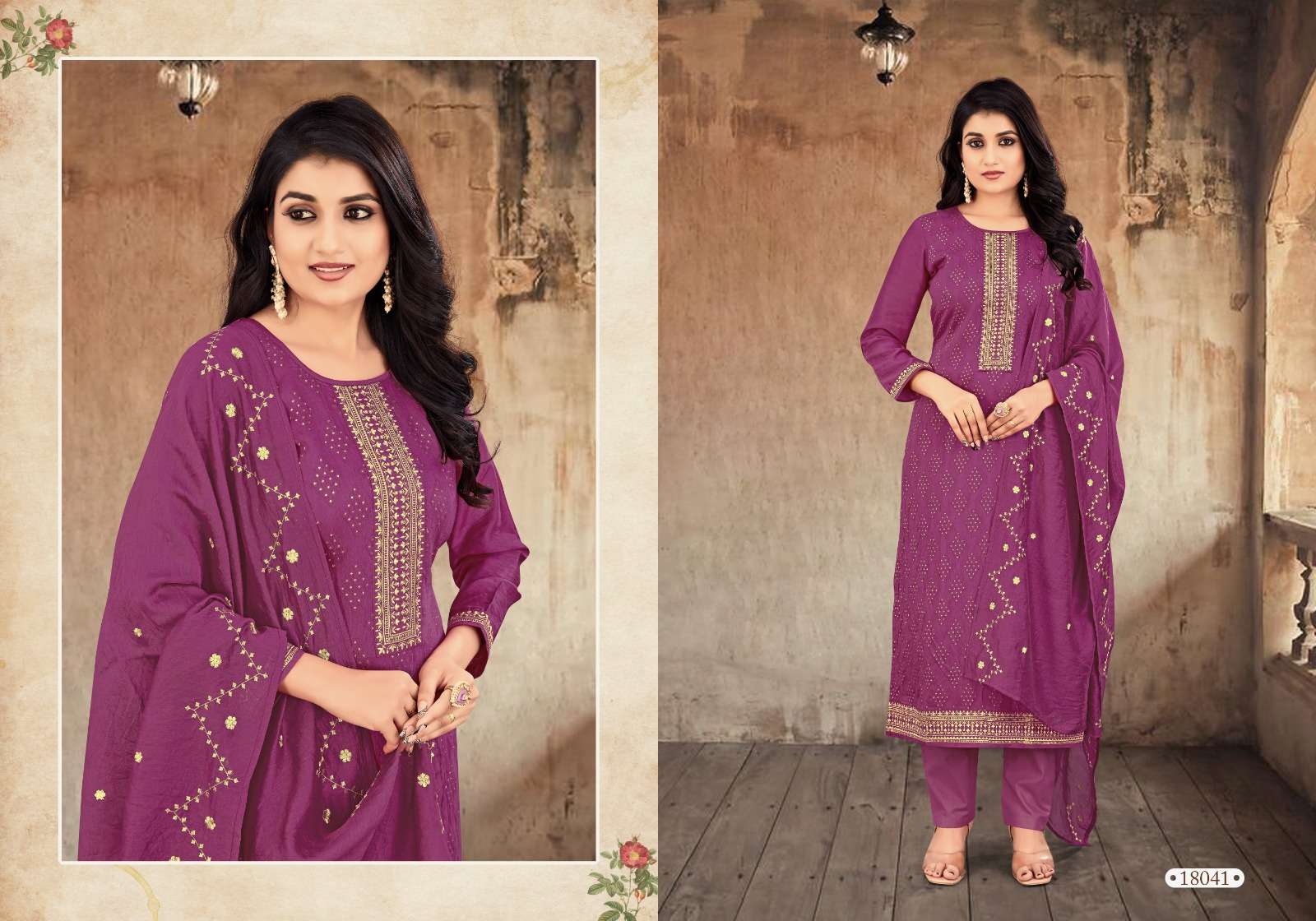 Zareena By Panch Ratna 18041 To 18044 Series Designer Suits Collection Beautiful Stylish Colorful Fancy Party Wear & Occasional Wear Viscose Jacquard Dresses At Wholesale Price