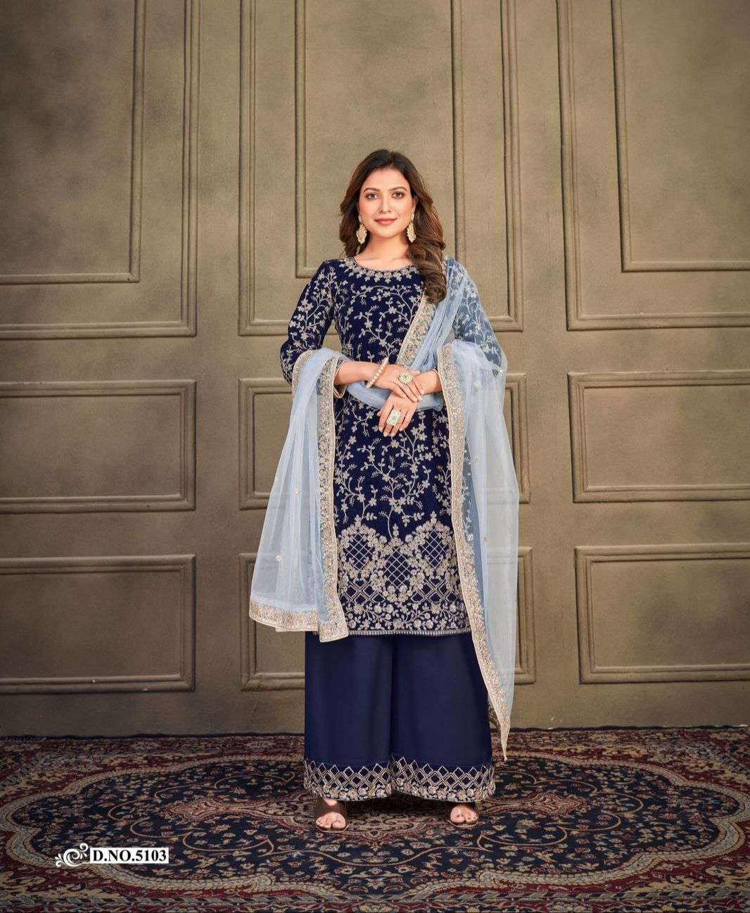 Aanaya Vol-151 Nx By Twisha 5103 To 5104 Series Designer Sharara Suits Collection Beautiful Stylish Fancy Colorful Party Wear & Occasional Wear Velvet Dresses At Wholesale Price