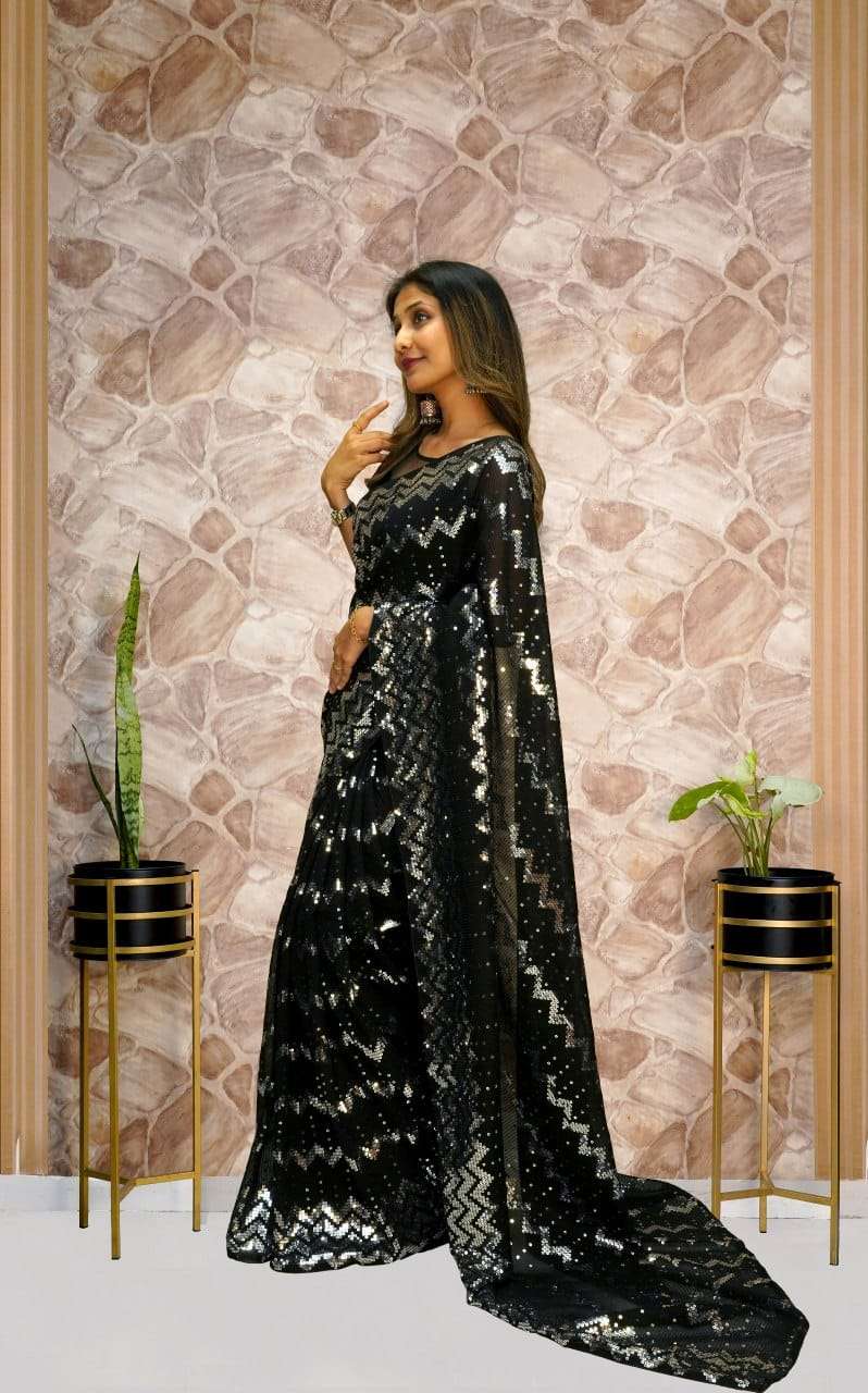 Avni By Fashid Wholesale 01 To 04 Series Indian Traditional Wear Collection Beautiful Stylish Fancy Colorful Party Wear & Occasional Wear Georgette Silk Sarees At Wholesale Price
