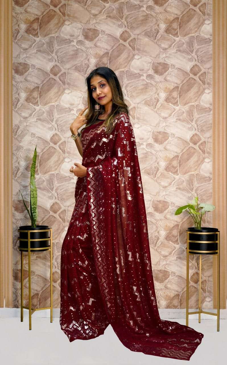 Avni By Fashid Wholesale 01 To 04 Series Indian Traditional Wear Collection Beautiful Stylish Fancy Colorful Party Wear & Occasional Wear Georgette Silk Sarees At Wholesale Price