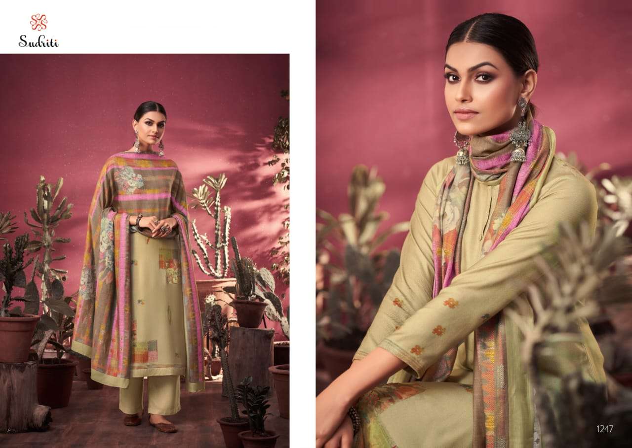 Medley By Sudriti Beautiful Suits Colorful Stylish Fancy Casual Wear & Ethnic Wear Pure Cambric Print Dresses At Wholesale Price