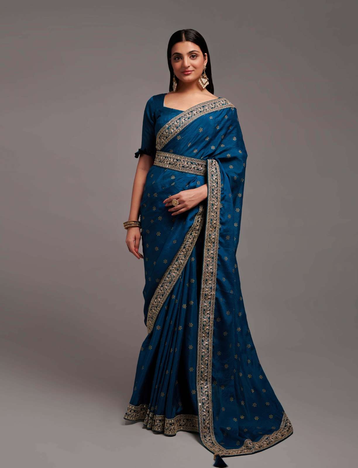 Silki Vol-21 By Pc 01 To 05 Series Indian Traditional Wear Collection Beautiful Stylish Fancy Colorful Party Wear & Occasional Wear Chinnon Sarees At Wholesale Price